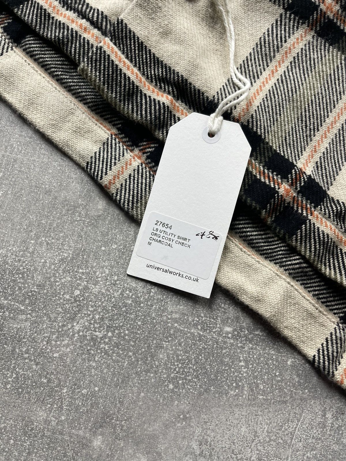Universal Works Universal Works Heavy Utility Check Shirt Charcoal Plaid Size US M / EU 48-50 / 2 - 13 Thumbnail