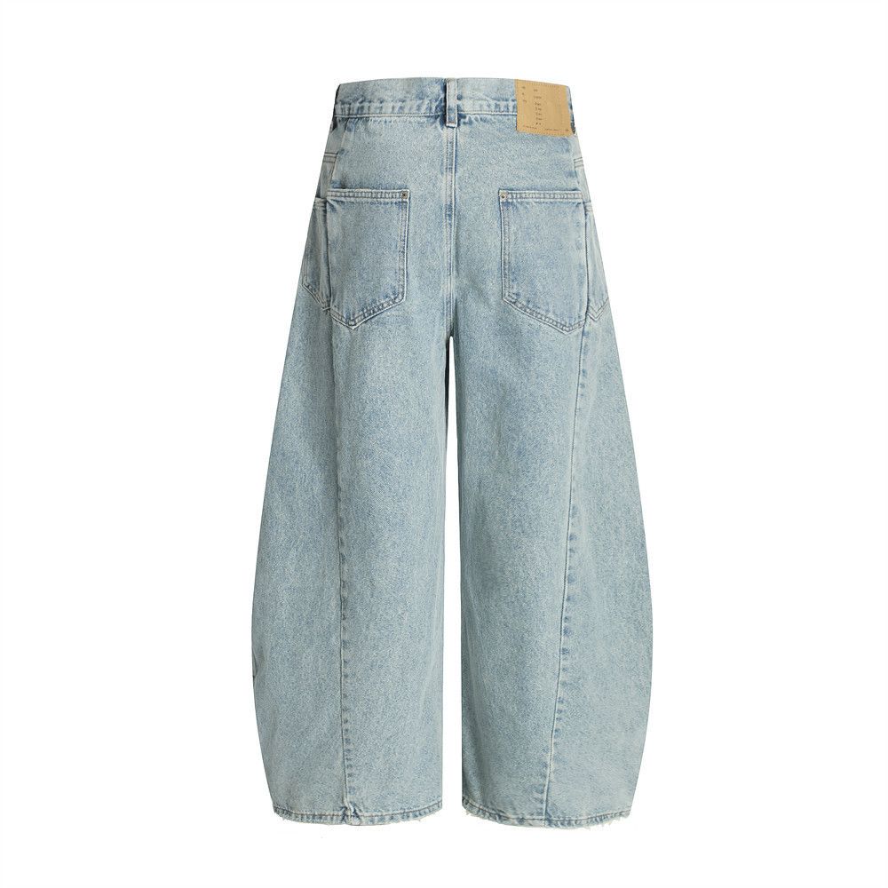 Japanese Brand × Vintage Men's loose pocket ripped casual scimitar jeans Size US 32 / EU 48 - 3 Thumbnail