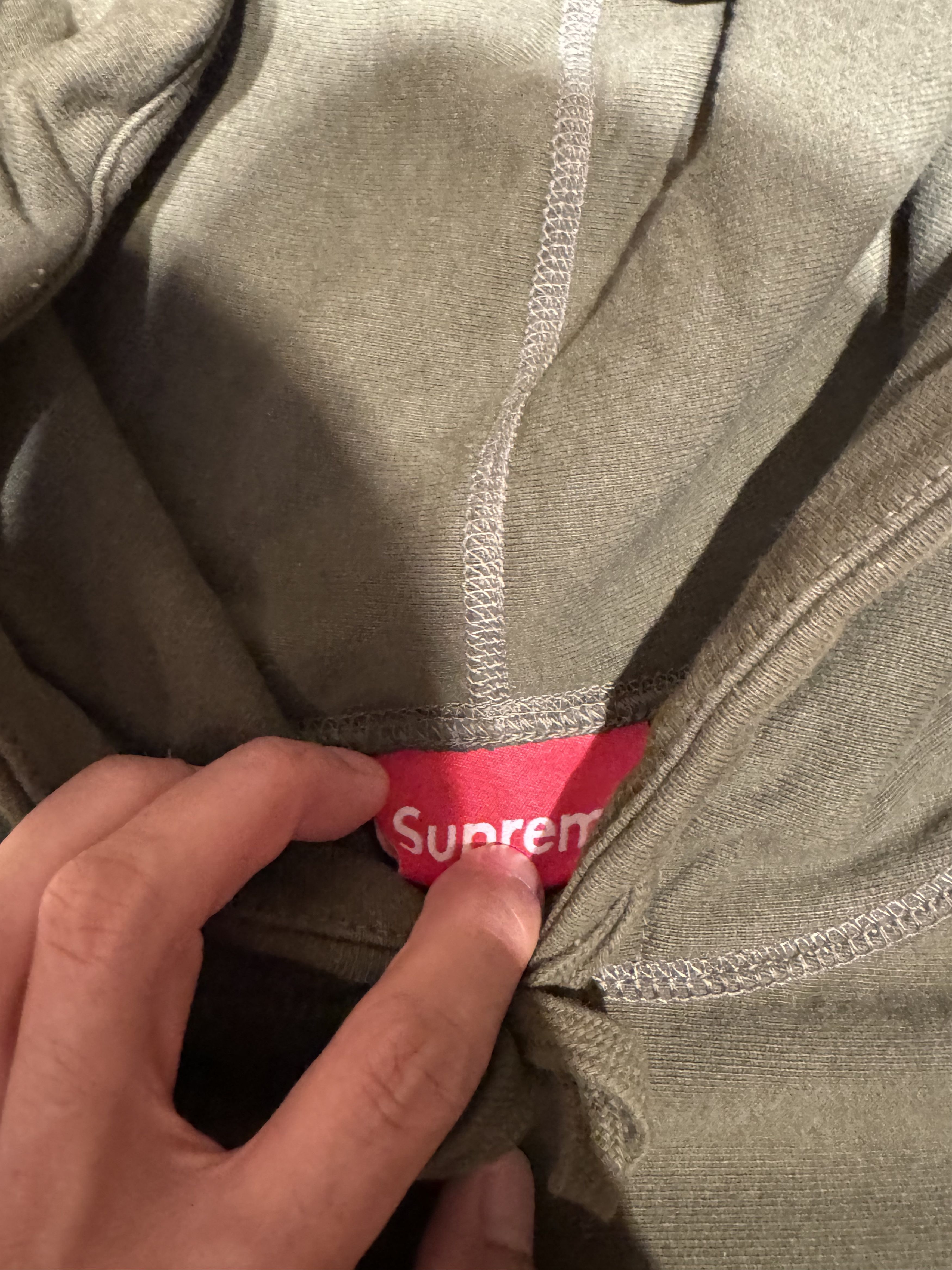 Supreme Supreme green hoodie Size US M / EU 48-50 / 2 - 3 Thumbnail