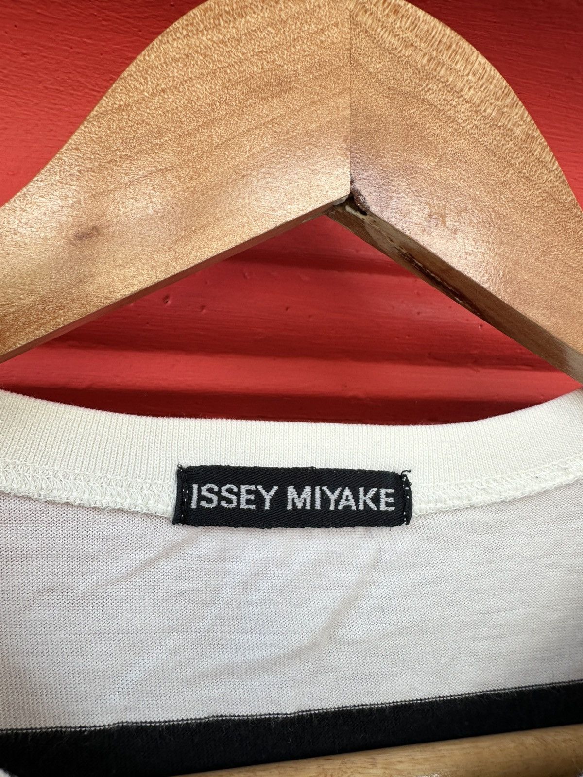 Issey Miyake Vintage Issey Miyake Stripe Tee Size US M / EU 48-50 / 2 - 4 Thumbnail