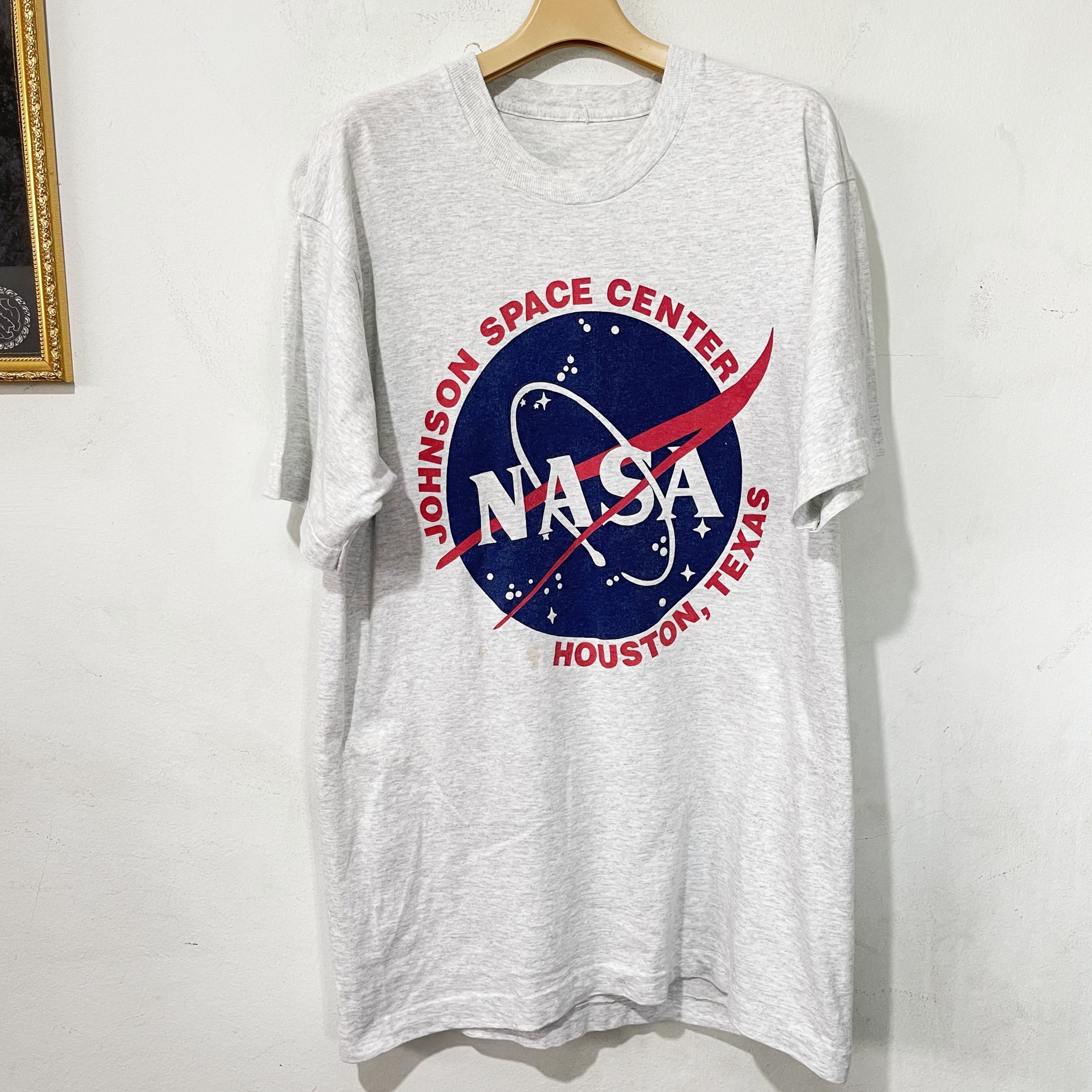 Vintage Vintage 90s NASA Johnson Space Center T-Shirt Size US L / EU 52-54 / 3 - 1 Thumbnail