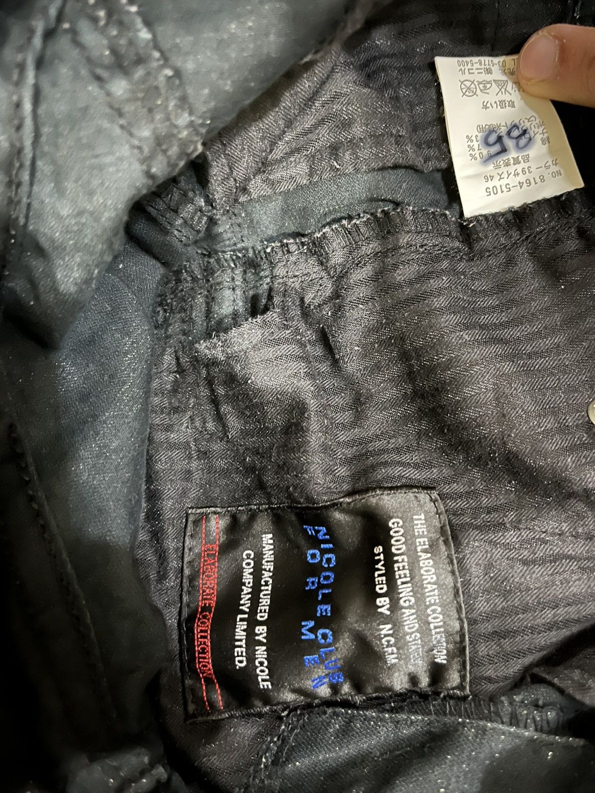 Le Grande Bleu (L.G.B.) RARE‼️🔥🔥🔥 NCFM Black 10-Pocket Gorpcore Cargo Pants – Size 33 Size US 33 - 10 Thumbnail