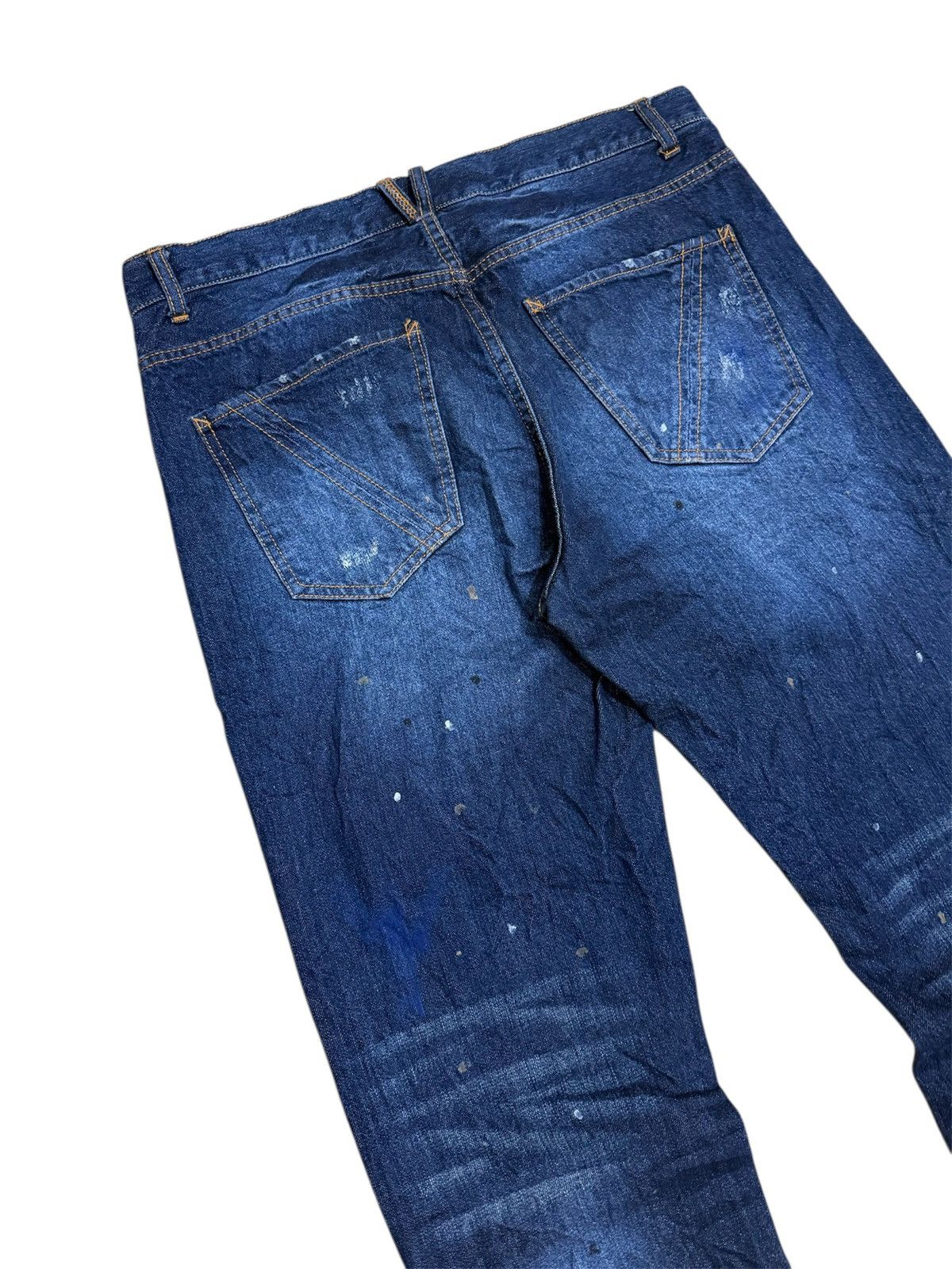 Hysteric Glamour NYLAUS PAINTED DISTRESSED JEANS Size US 33 - 6 Thumbnail