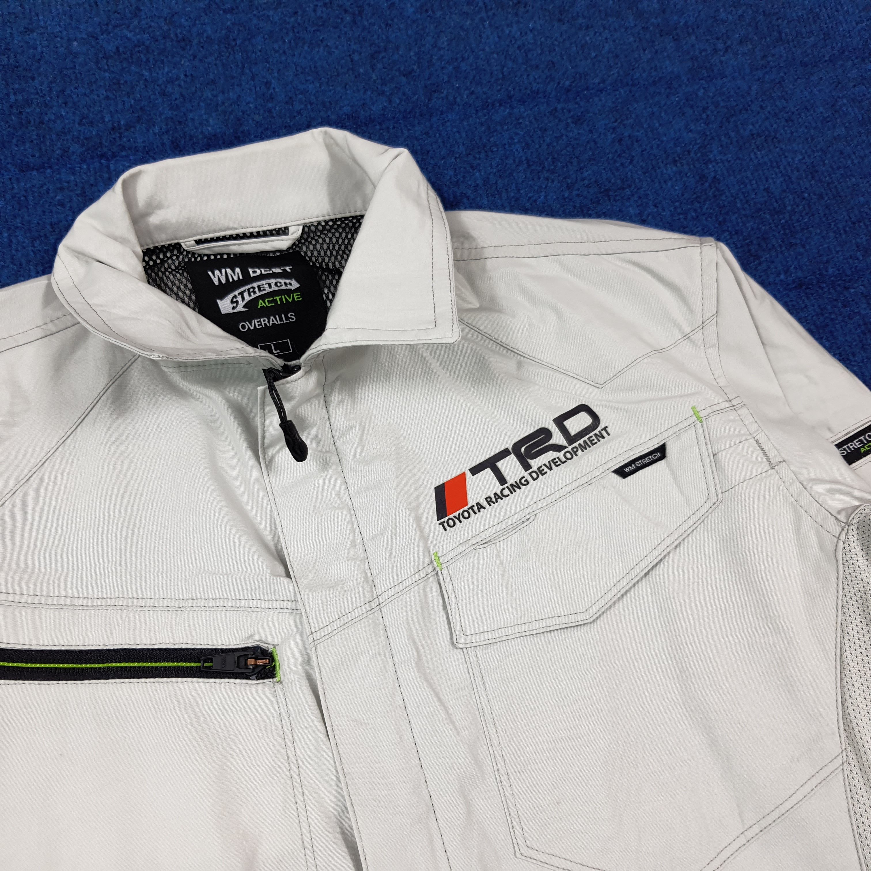 Japanese Brand Vintage TRD Toyota Motor Sports Custom Logo Coverall C286N17 Size US M / EU 48-50 / 2 - 4 Thumbnail