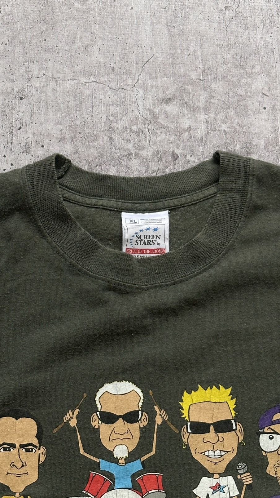 Band Tees 1999 Offspring Vintage Crewneck Cartoon Graphic Rock Tee Size US XL / EU 56 / 4 - 6 Thumbnail