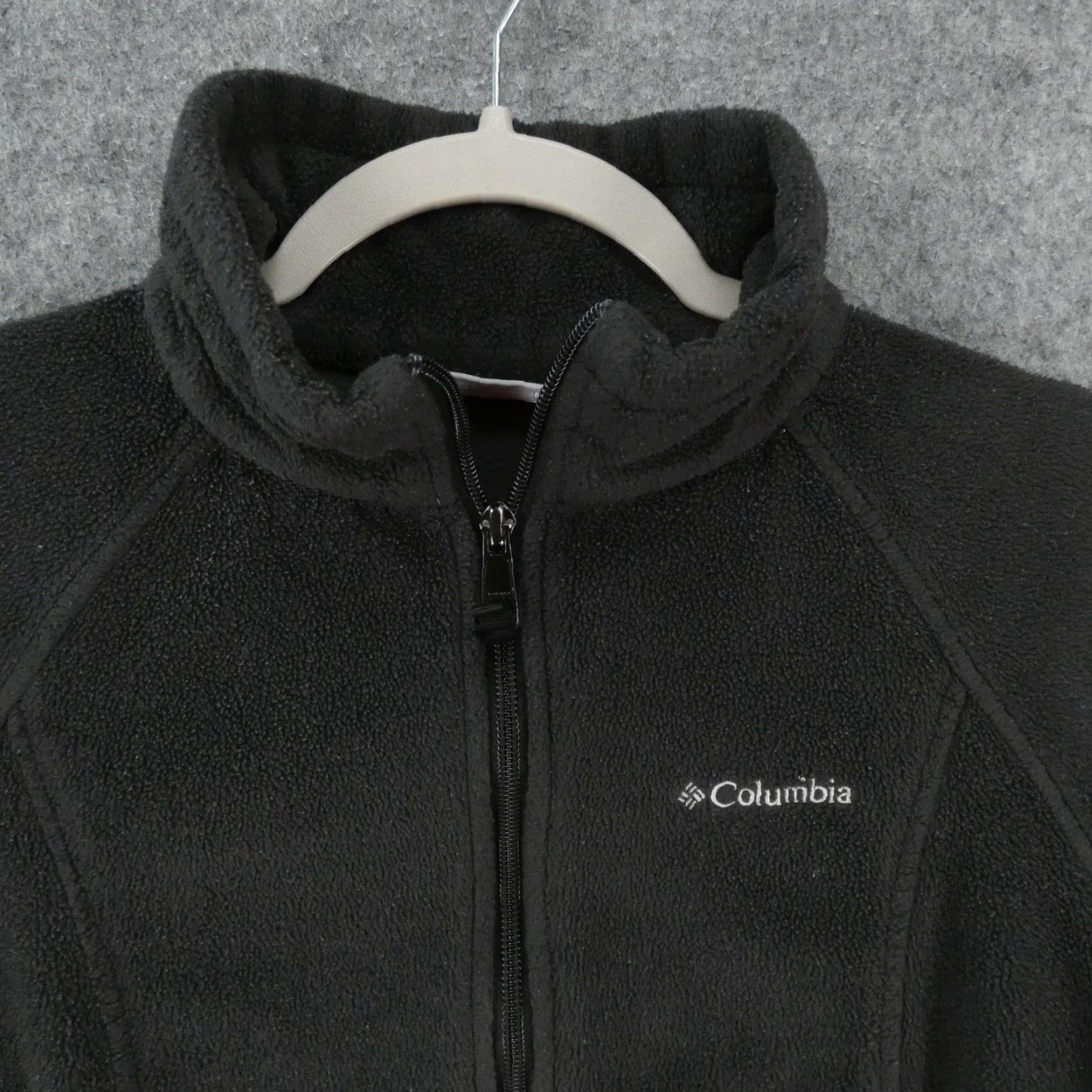 Logo 7 Columbia Jacket Womens Gray Zip Up Fleece Pockets Logo Medium Redefined for Search Size M / US 6-8 / IT 42-44 - 2 Thumbnail