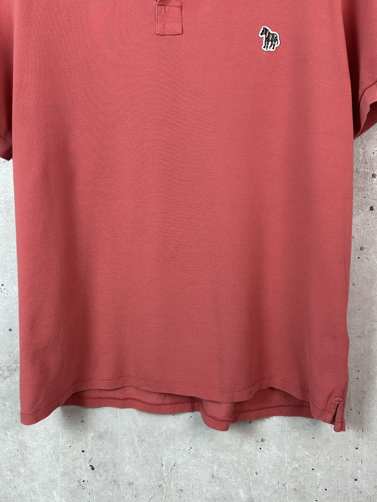 Paul Smith PS Paul Smith Logo Men’s Coral Cotton Short Sleeve Polo Size US L / EU 52-54 / 3 - 5 Thumbnail