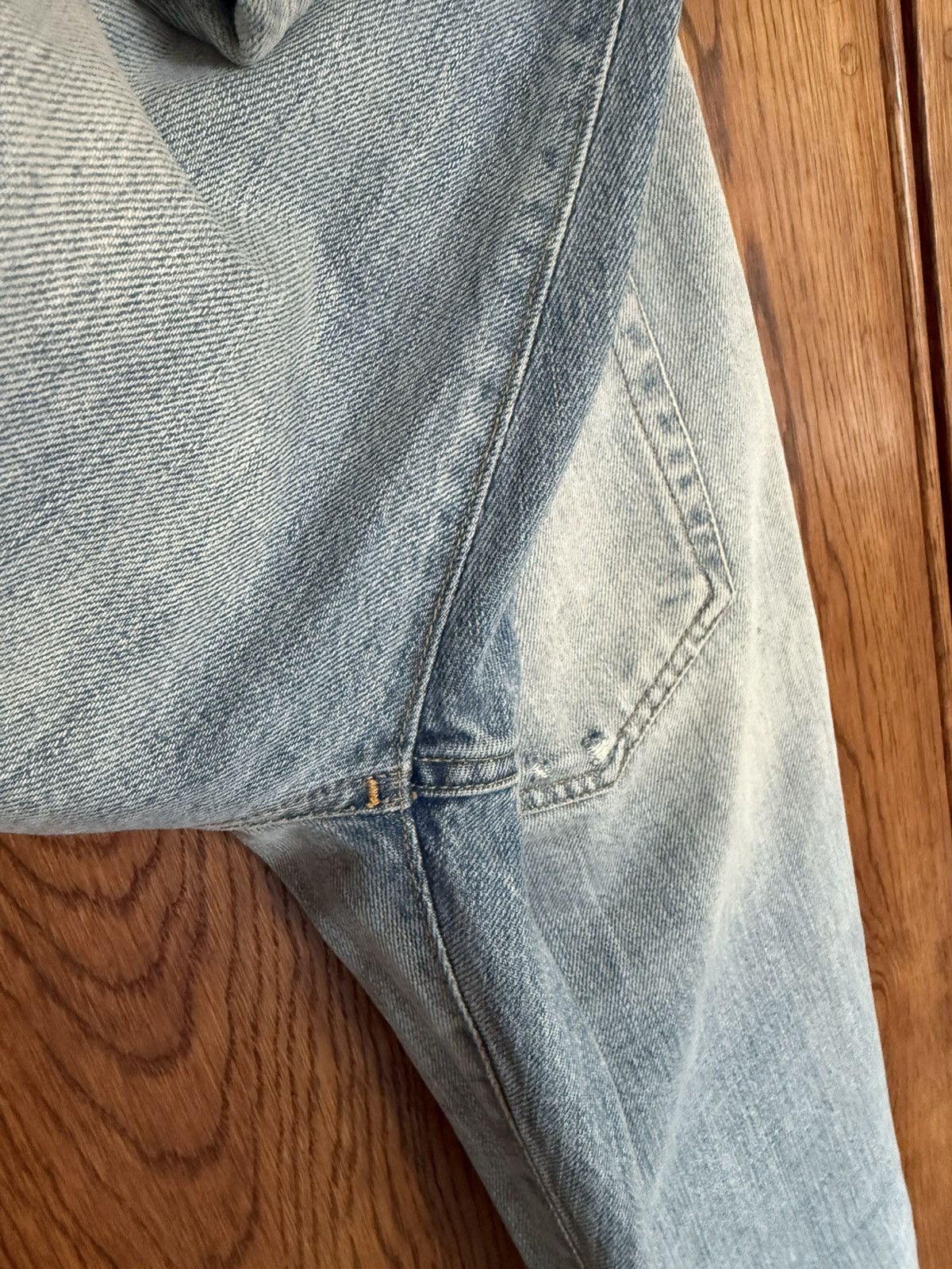 Saint Laurent Paris SS16 Saint Laurent knee rip trash jeans Hedi 29 D02 skinny Size US 29 - 22 Thumbnail