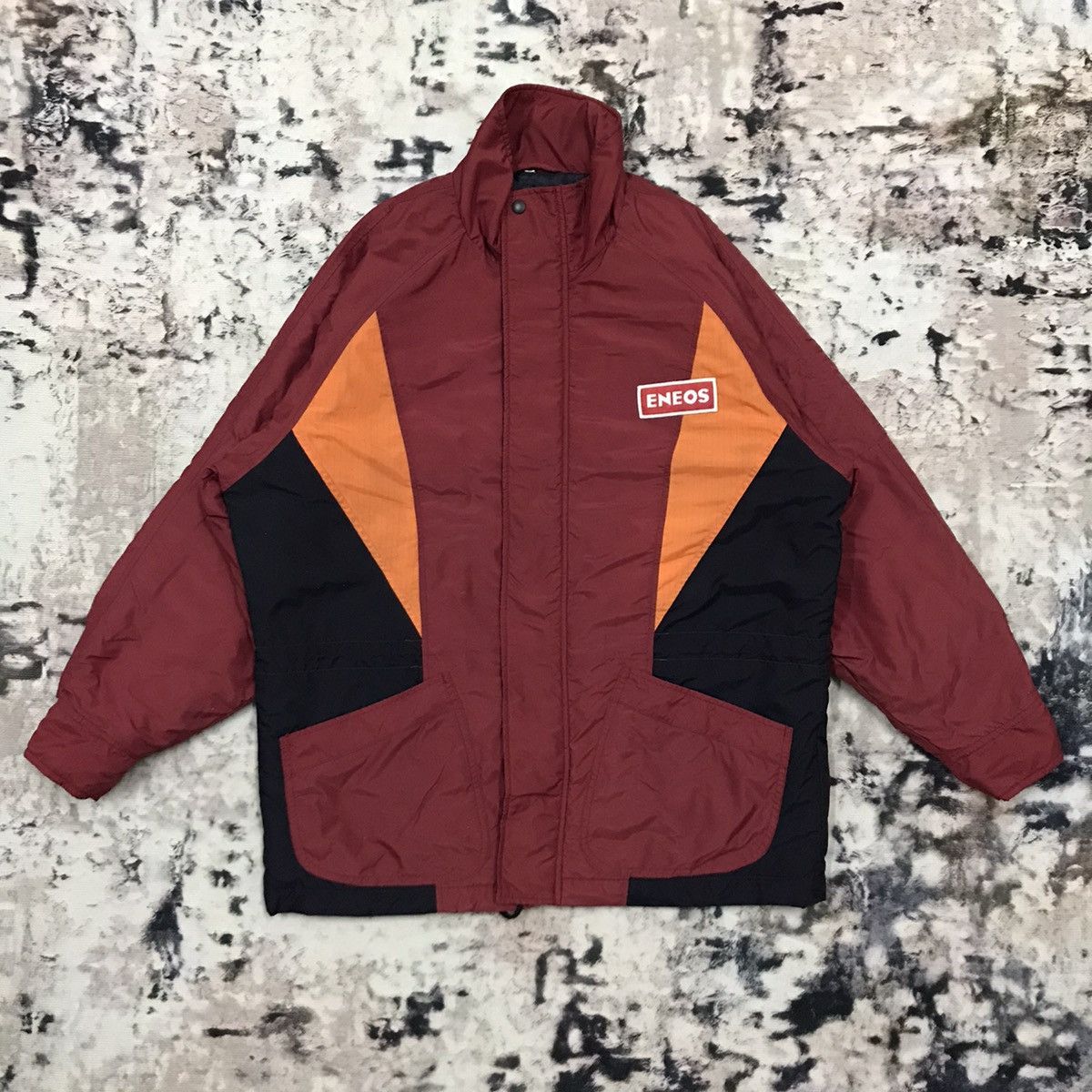 Japanese Brand Vintage Eneos Biglogo Motorsports Bomber Jacket Size US XL / EU 56 / 4 - 2 Thumbnail