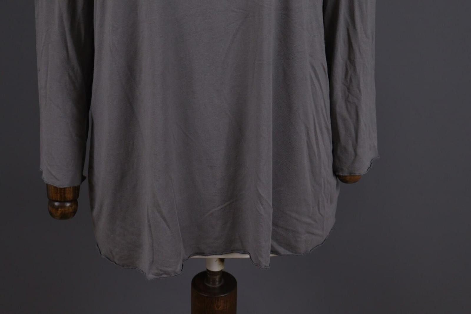 Oscar De La Renta Oska Gray Scoop Neck Relaxed Lagenlook Tunic Dress Size 4 Size S / US 4 / IT 40 - 3 Thumbnail