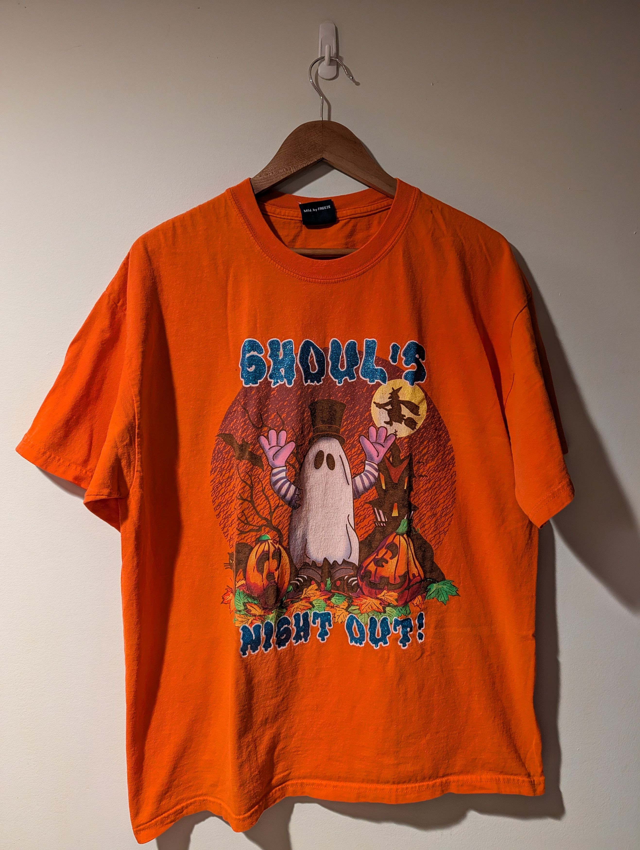 Arts & Science Vintage 90s Ghouls Night Out Ghost Halloween T-Shirt Size US XL / EU 56 / 4 - 1 Thumbnail