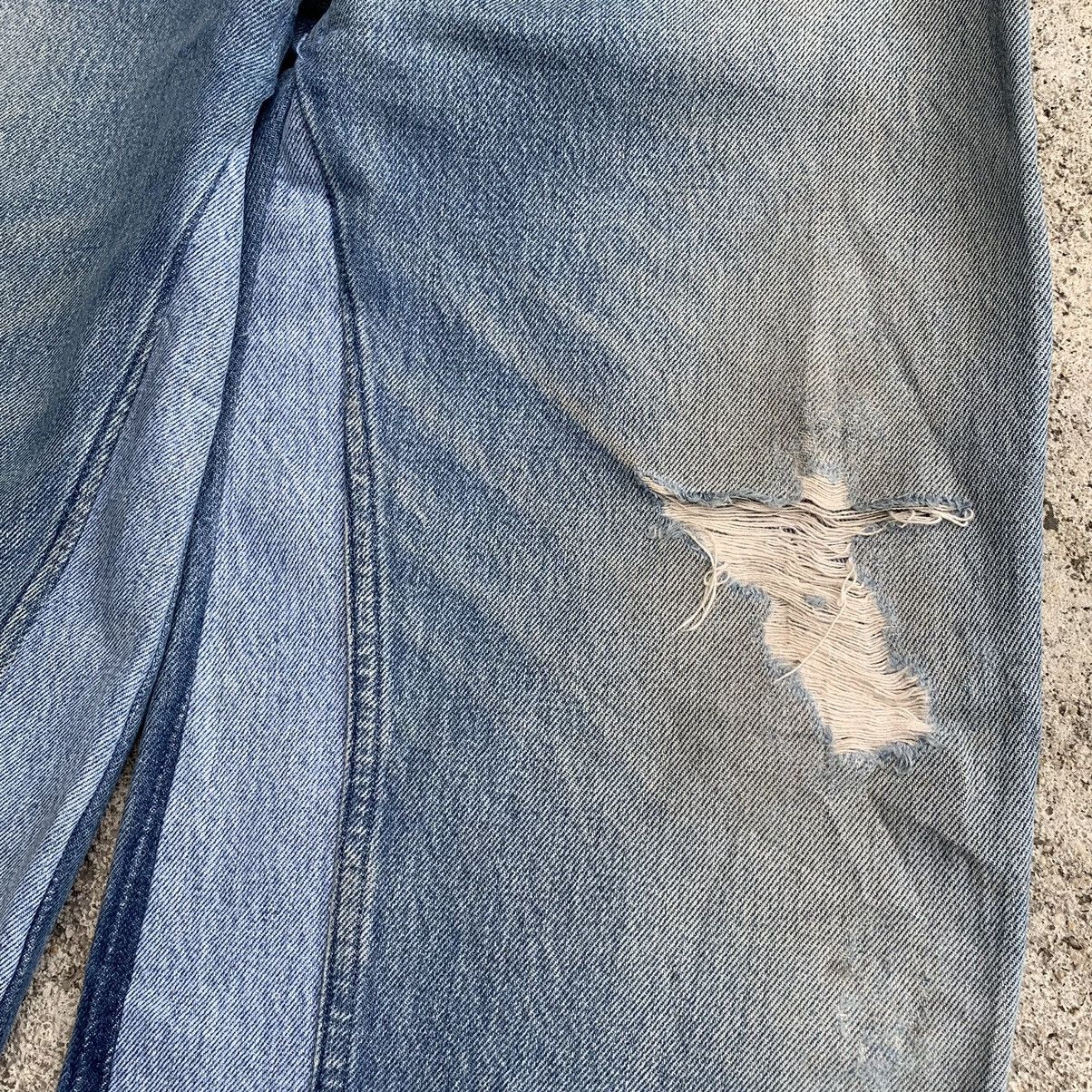 Levi's Vintage Clothing Vintage Levis Re/Done USA Wide Baggy Distressed Jeans W24 Size 24" / US 00 / IT 34 - 8 Thumbnail