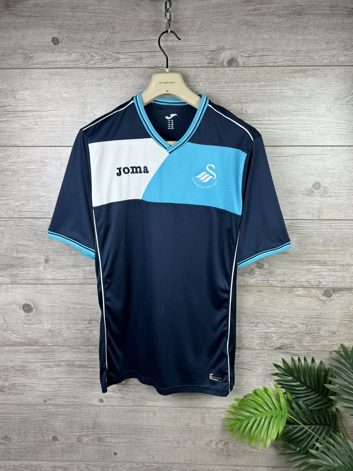 Joma JOMA FC SWANSEA CITY 2016/2017 SOCCER FOOTBALL JERSEY Size US XL / EU 56 / 4 - 1 Thumbnail