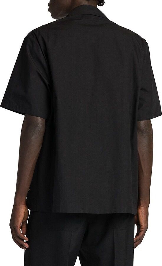 Valentino VALENTINO Sequin Palm Beaded Shirt Size US L / EU 52-54 / 3 - 2 Thumbnail
