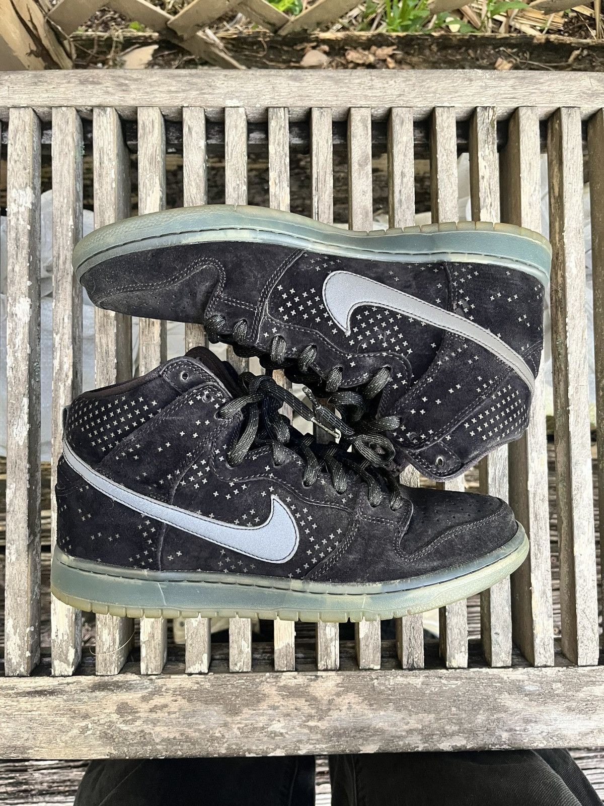 Nike Nike SB Dunk High Flash Pack Black Ice Size US 11 / EU 44 - 1 Thumbnail