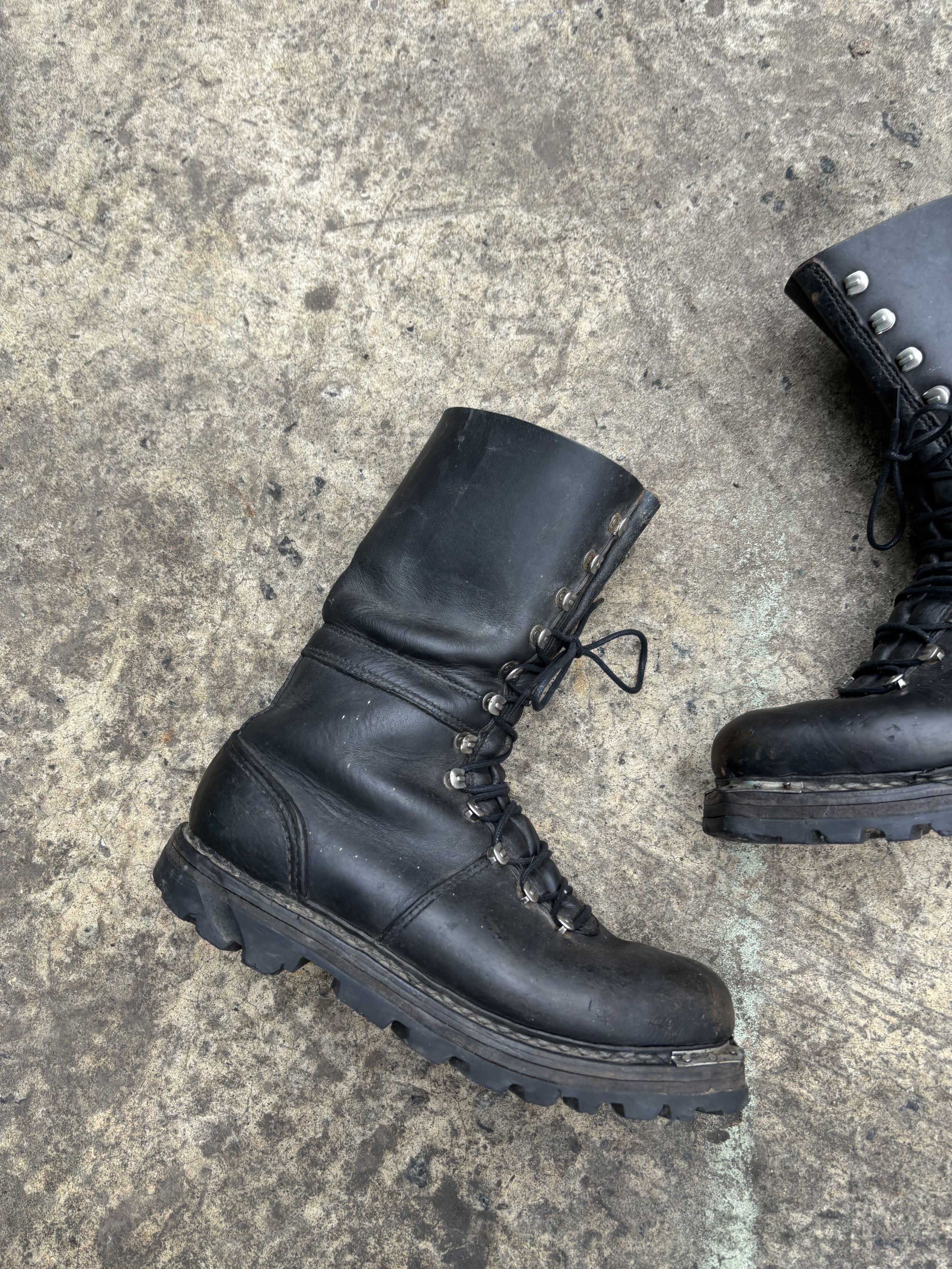 Vintage Vintage 80s Military Paratroopers High Leather Combat Boots Size US 8 / EU 41 - 9 Thumbnail