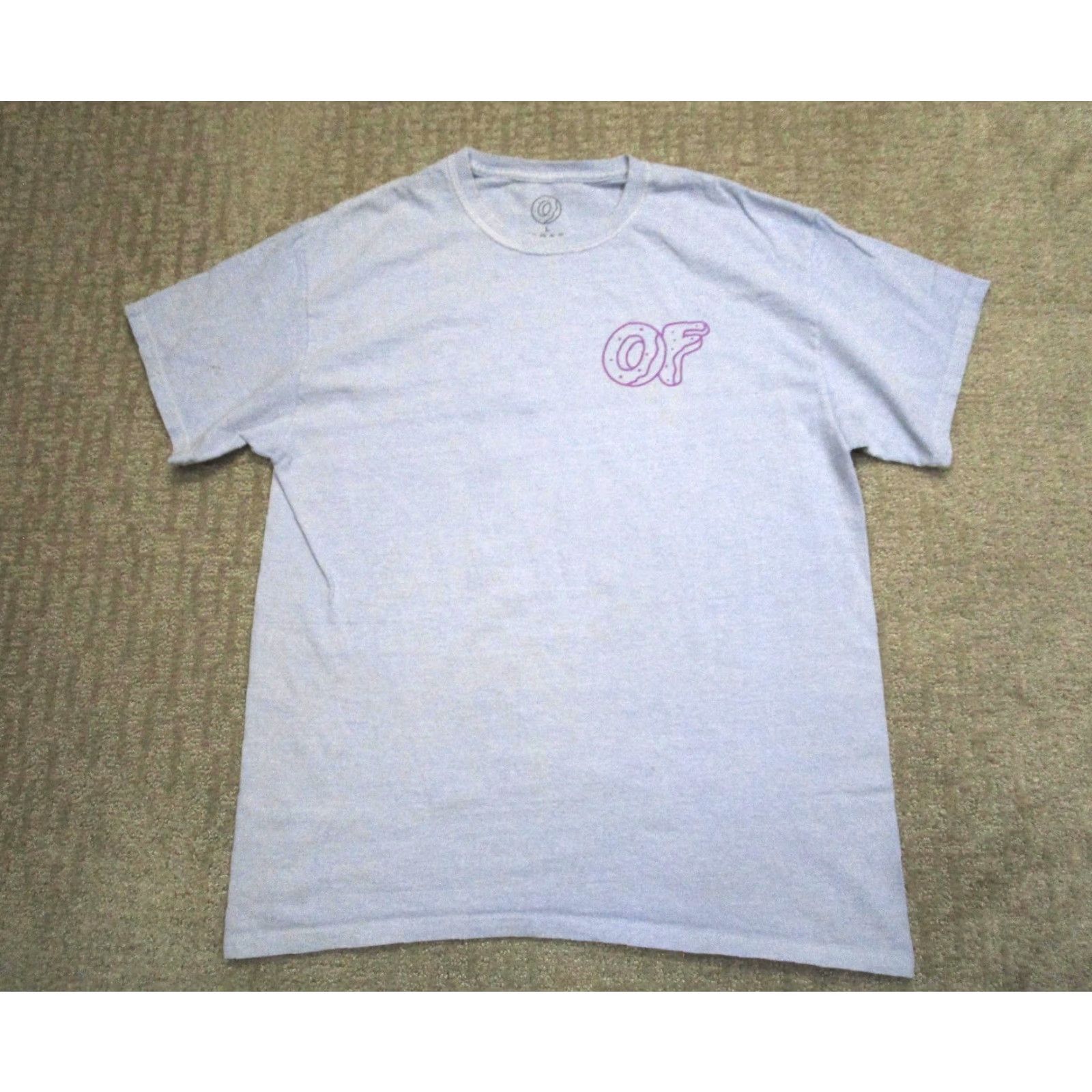 Odd Future Odd Future Shirt Mens Large Light Blue OF Donut Logo Graphic Tee OFWGKTA T-Shirt Logo 2010s Hip Hop Streetwear Men Size US L / EU 52-54 / 3 - 2 Thumbnail