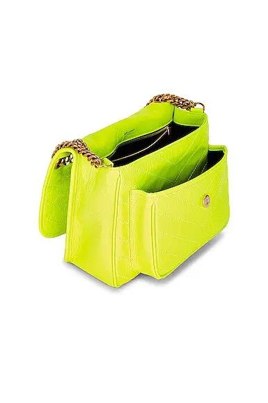 Saint Laurent Paris o1bcso1str0425 Size: OS/Niki Medium Chain Bag in Yellow Size ONE SIZE - 4 Thumbnail