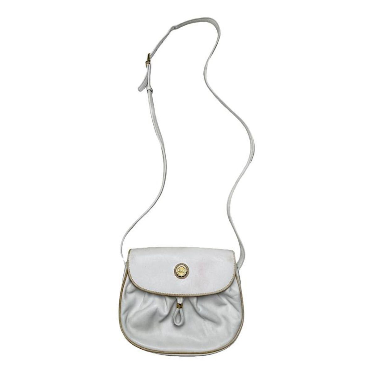 Celine Triomphe White Patent Leather Handbag Size ONE SIZE - 1 Thumbnail