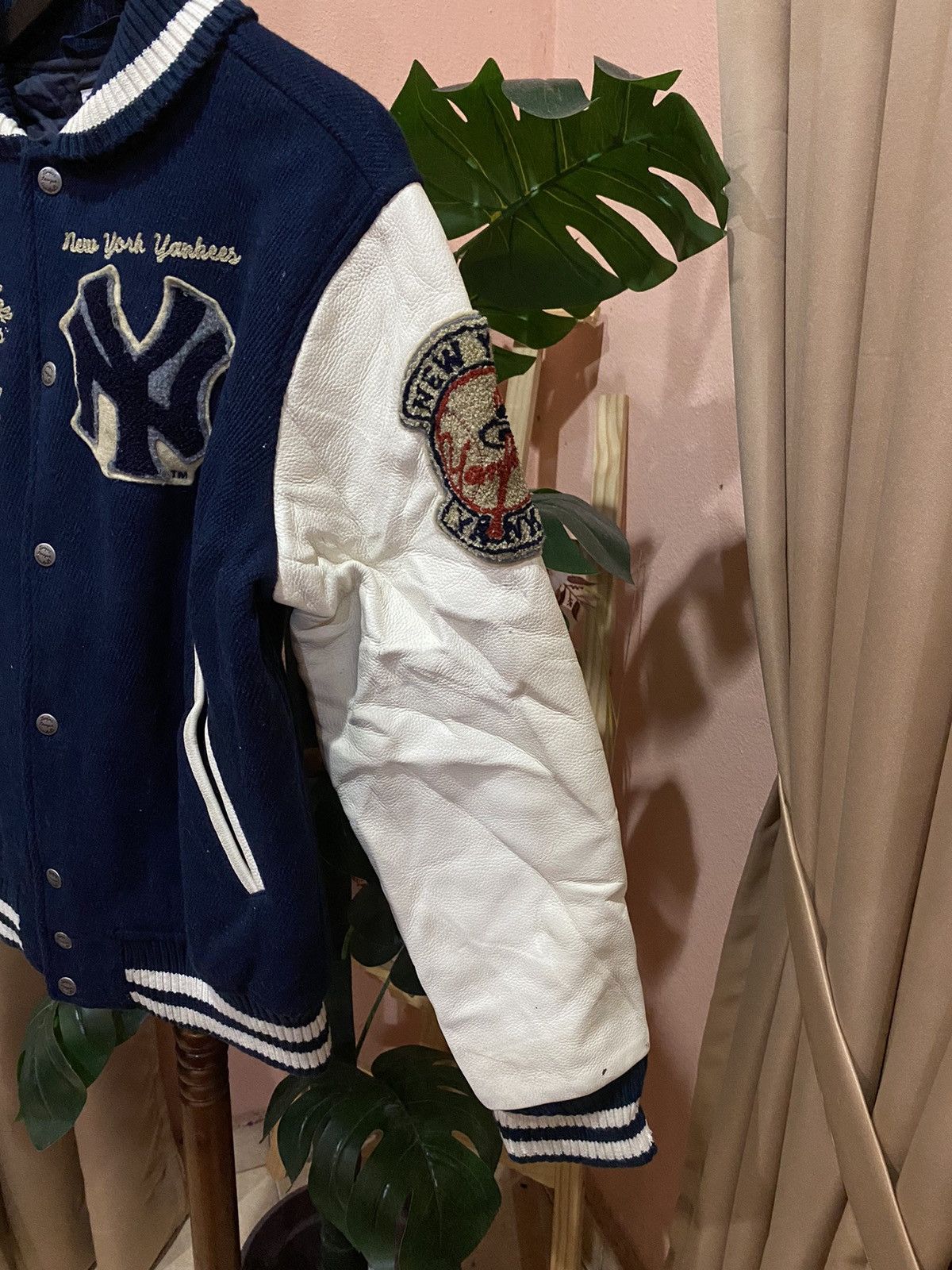 MLB Vintage New York Yankees Varsity Jacket Letterman Jacket Size US M / EU 48-50 / 2 - 5 Thumbnail