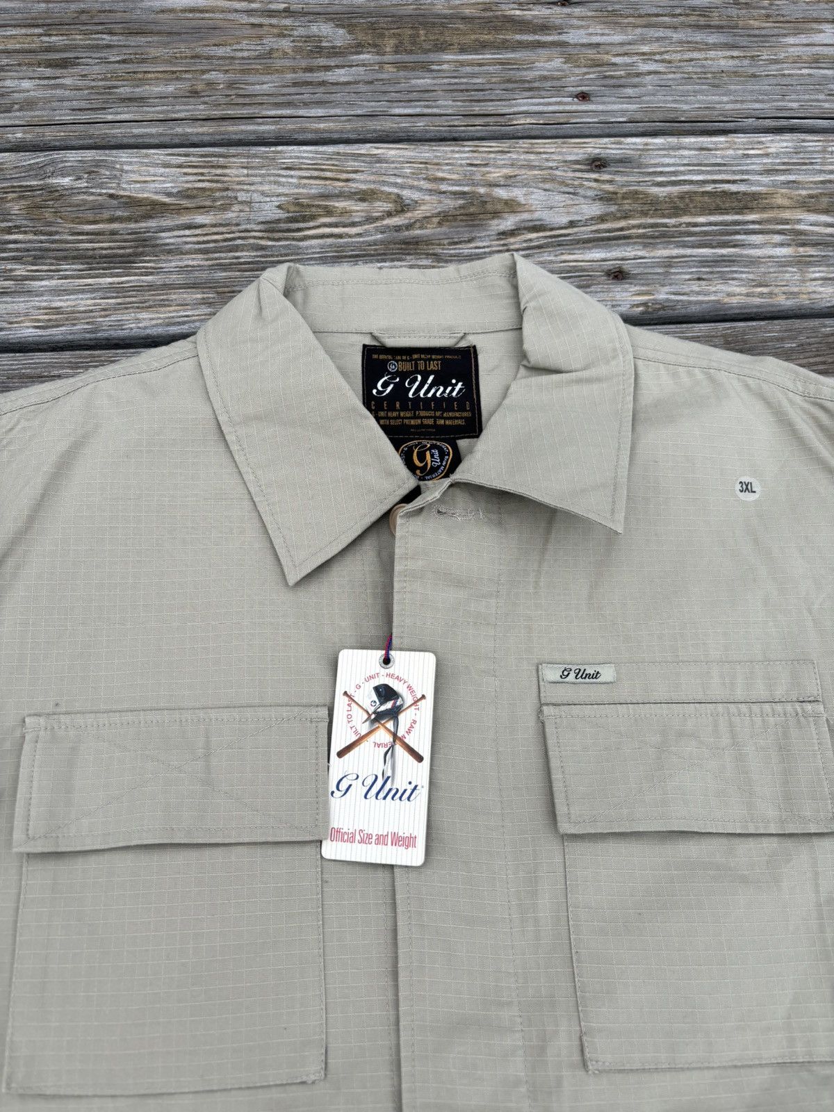 G-Unit × Vintage Vintage G-Unit cargo shirt Y2K Size US XXL / EU 58 / 5 - 4 Thumbnail