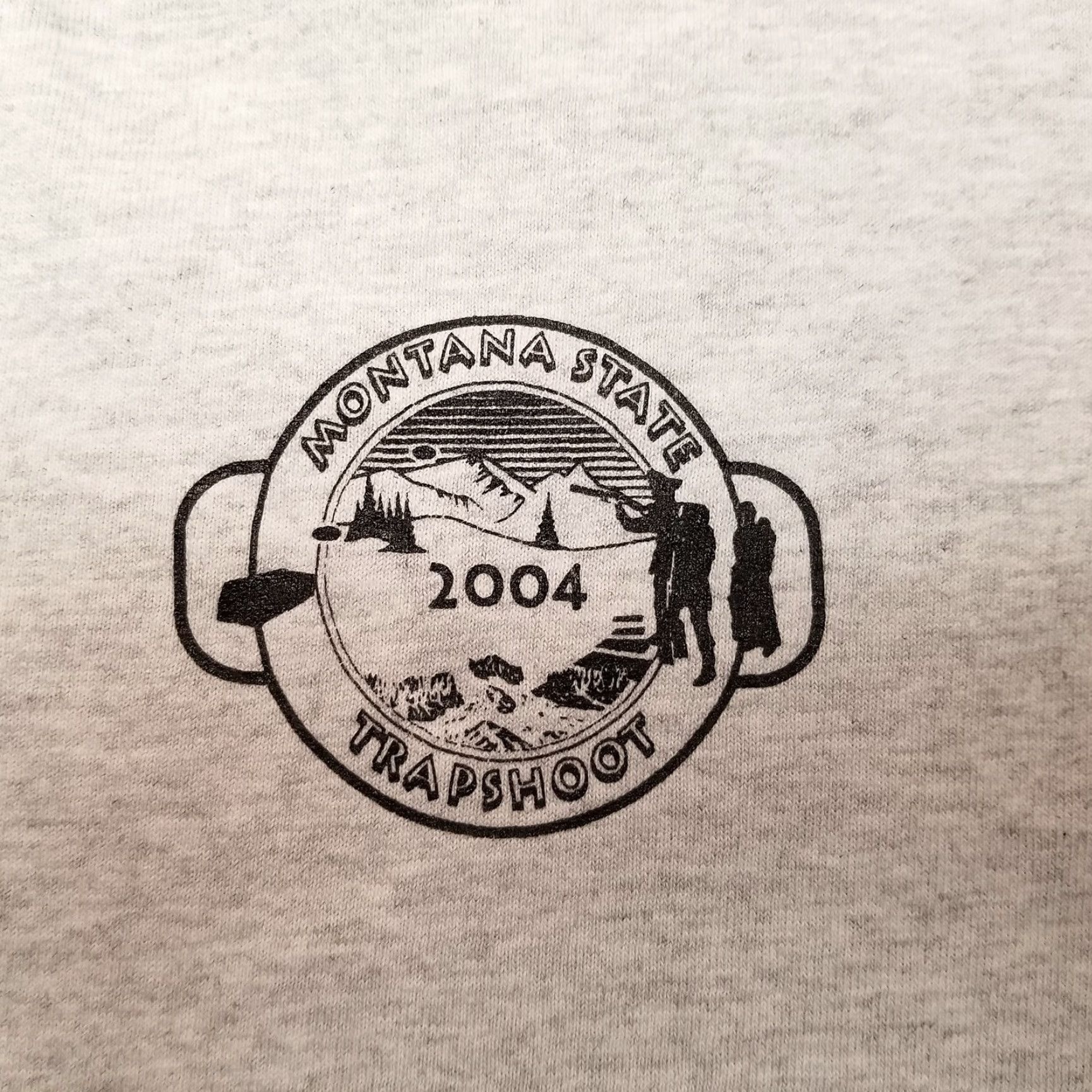 Vintage VINTAGE Montana State Trapshooting Shirt Mens 2XL Gray Polo Short Sleeve Casual polo shirt gray mens 2XL vintage Size US XXL / EU 58 / 5 - 5 Thumbnail