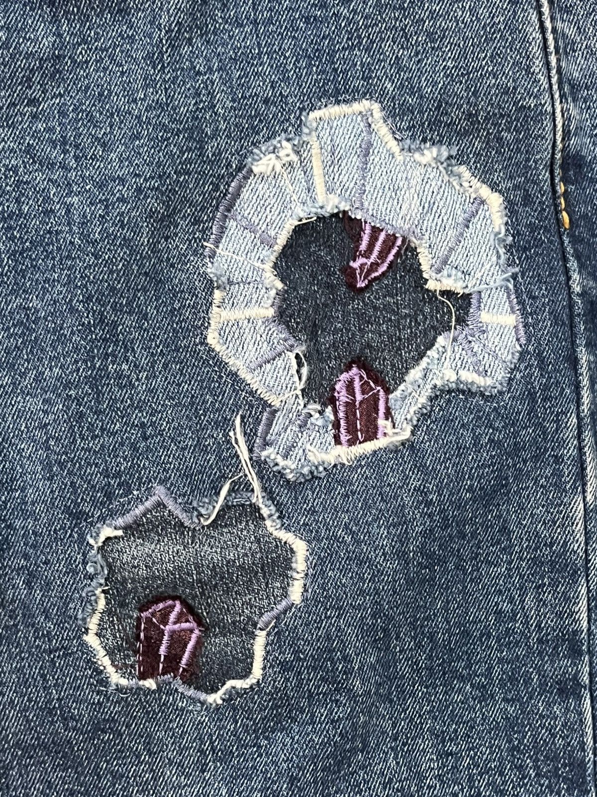 Levi's Hand customized crystal inlay Levi’s Size US 30 / EU 46 - 4 Thumbnail