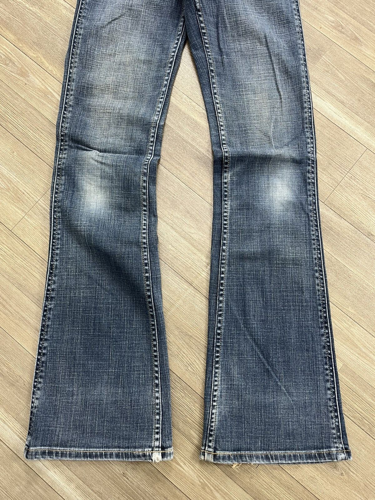 If Six Was Nine 2000s Something Edwin Flare Jeans High Street Japan Boot Cut Size US 26 / EU 42 - 8 Thumbnail