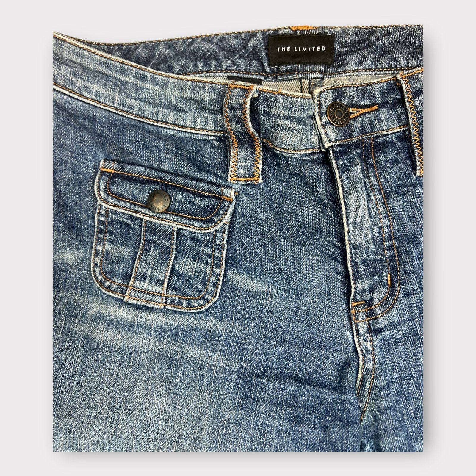 Vintage The Limited | Vintage Y2K Bootcut Nautical Jeans | 6 Size 28" / US 6 / IT 42 - 4 Thumbnail