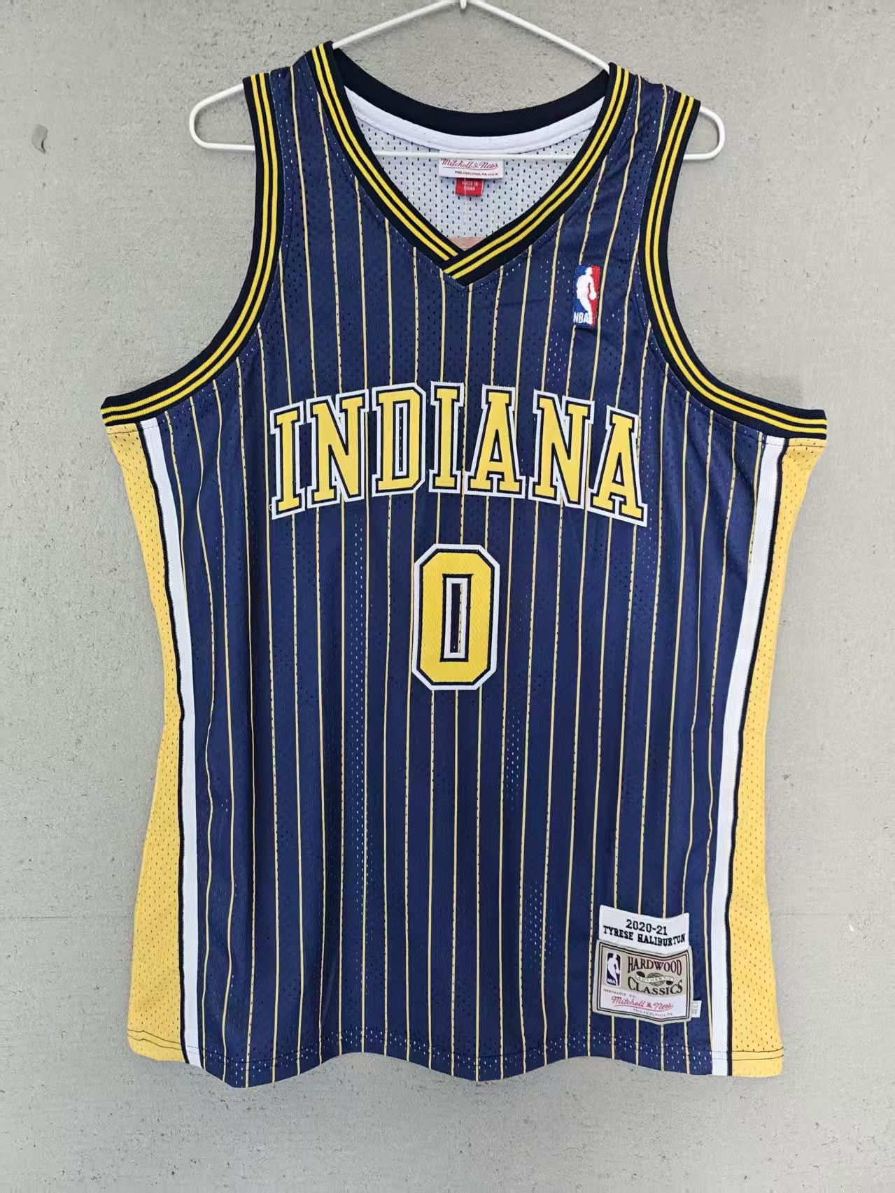 NBA Tyrese Haliburton Jersey Indiana Pacers 0 Double Stitched Size US XXL / EU 58 / 5 - 2 Thumbnail