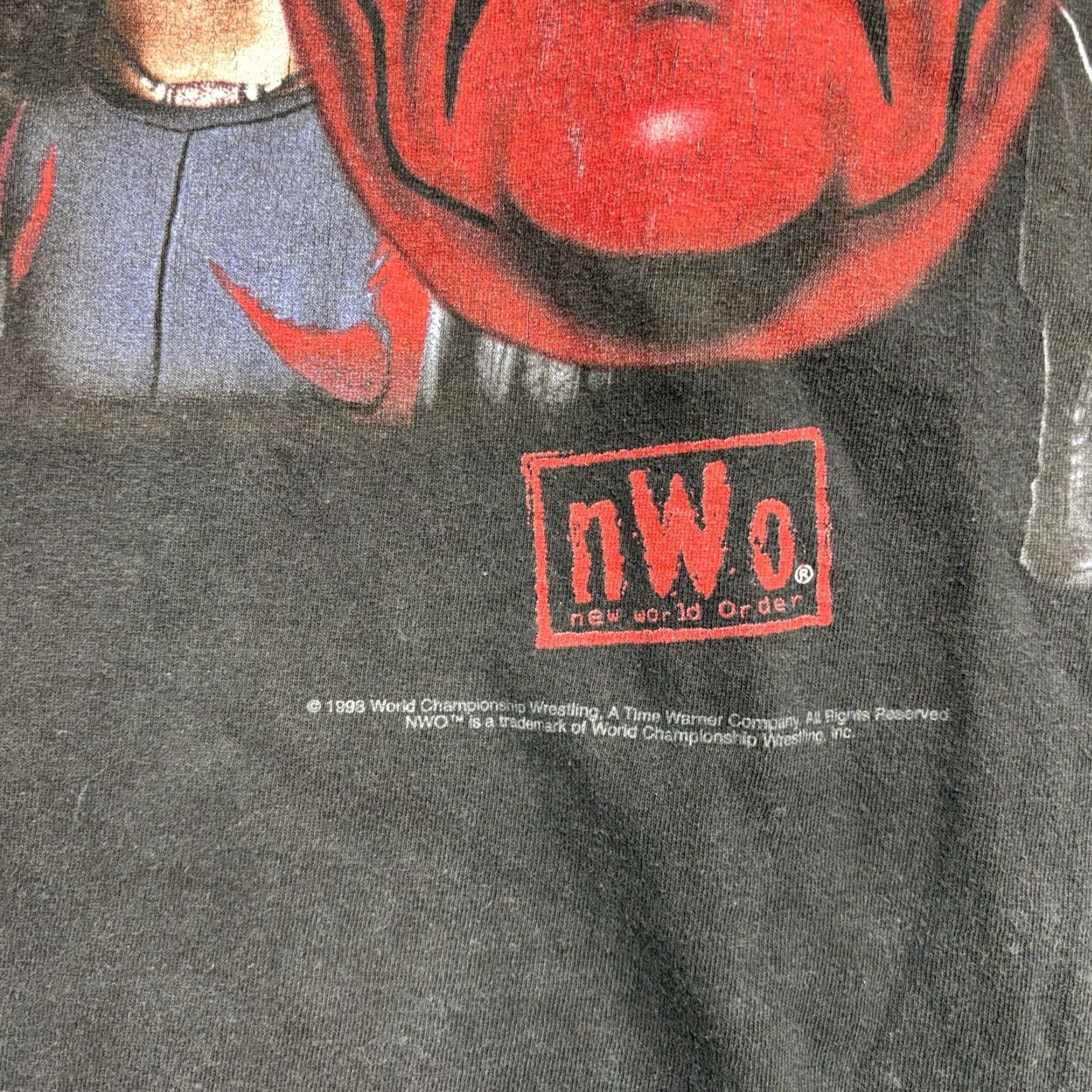 Logo 7 VINTAGE Sting NWO Shirt Mens XL Red Face Tee Wrestling WWE 90s Shirt Mens XL Red Face Tee Wrestling WWE 90s Size US XL / EU 56 / 4 - 7 Thumbnail