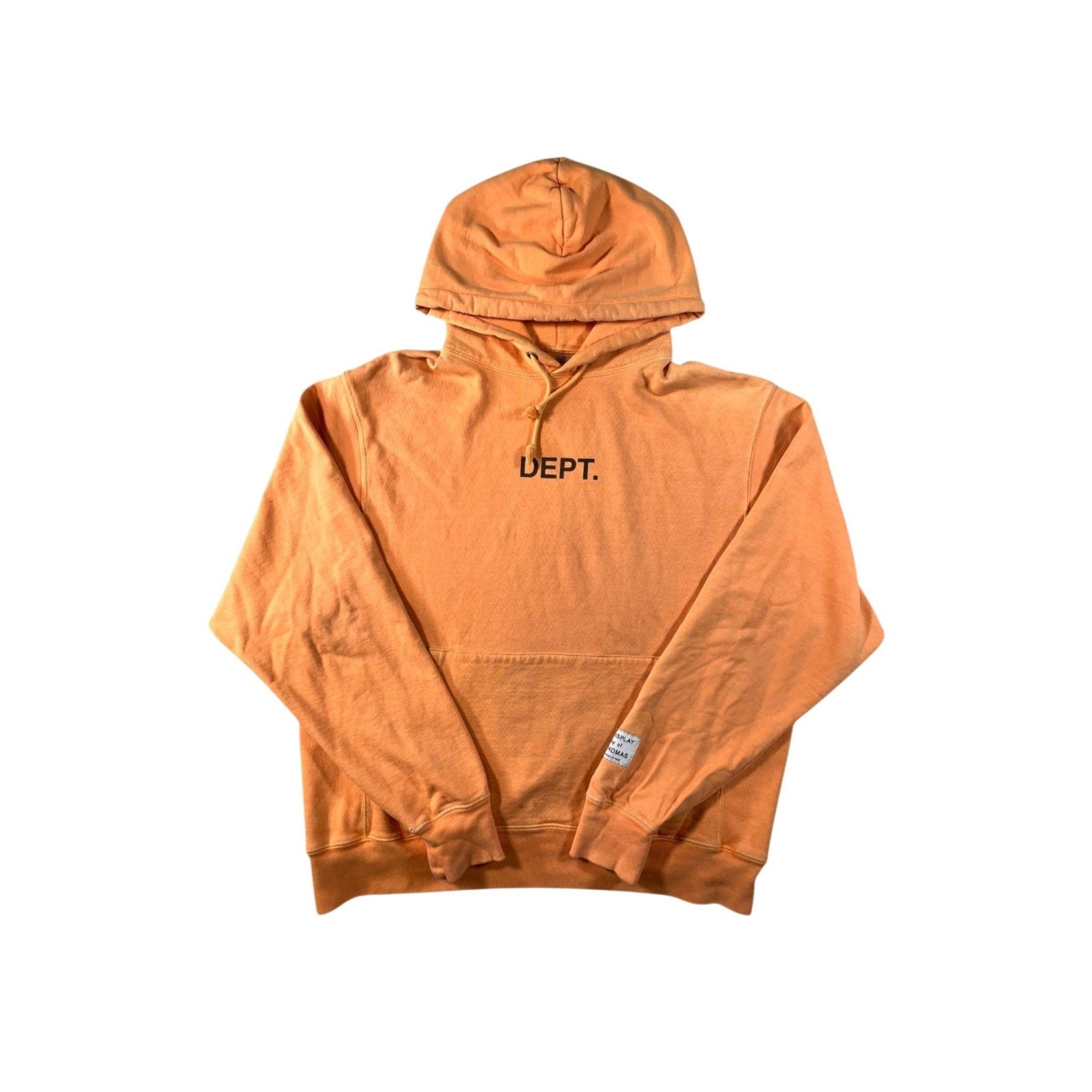 Gallery Dept. Gallery Dept "DEPT" Orange Hoodie Size US XL / EU 56 / 4 - 1 Thumbnail