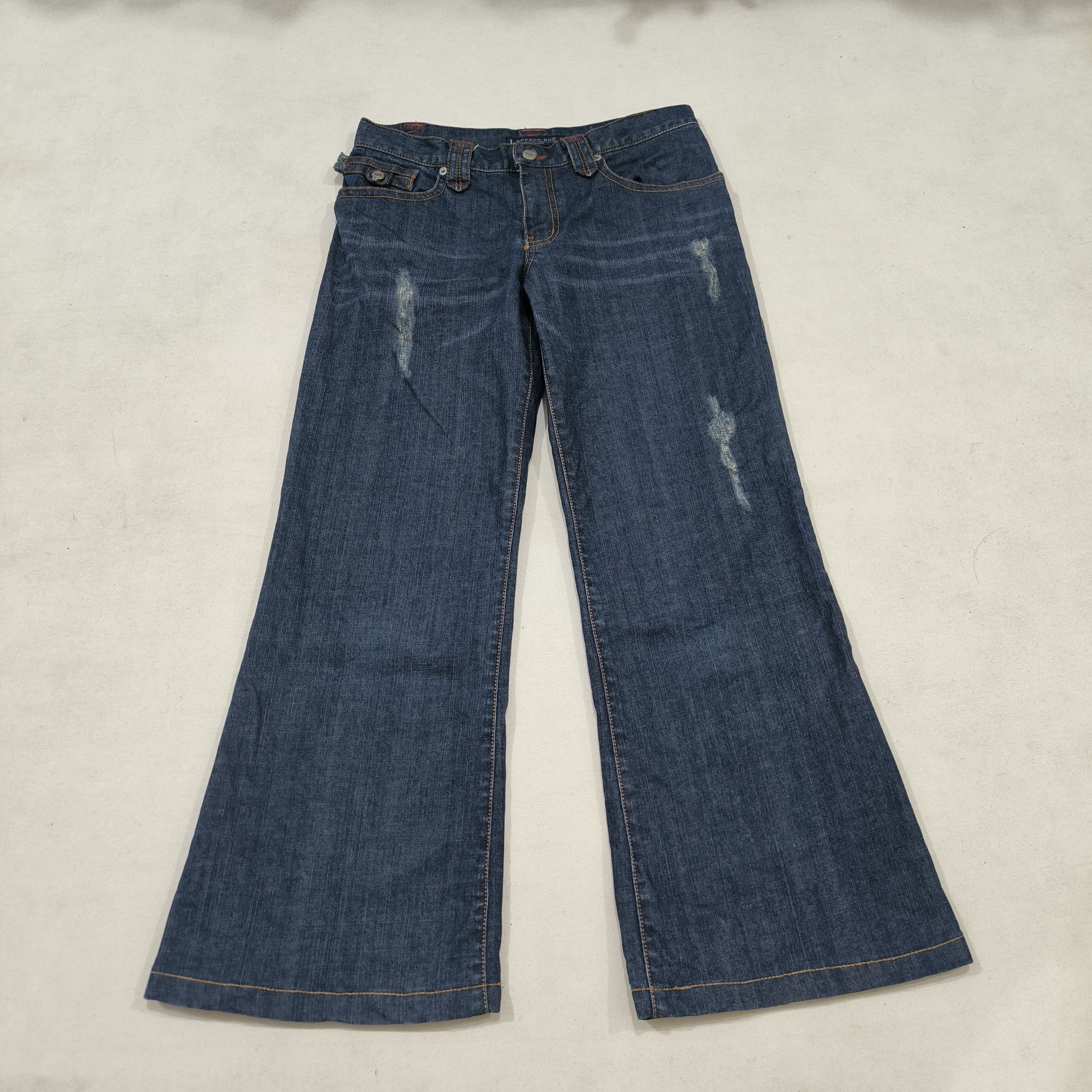 If Six Was Nine × Japanese Brand × Le Grande Bleu (L.G.B.) Big sized bootcut jeans / japanese baggy style Size US 32 / EU 48 - 1 Thumbnail