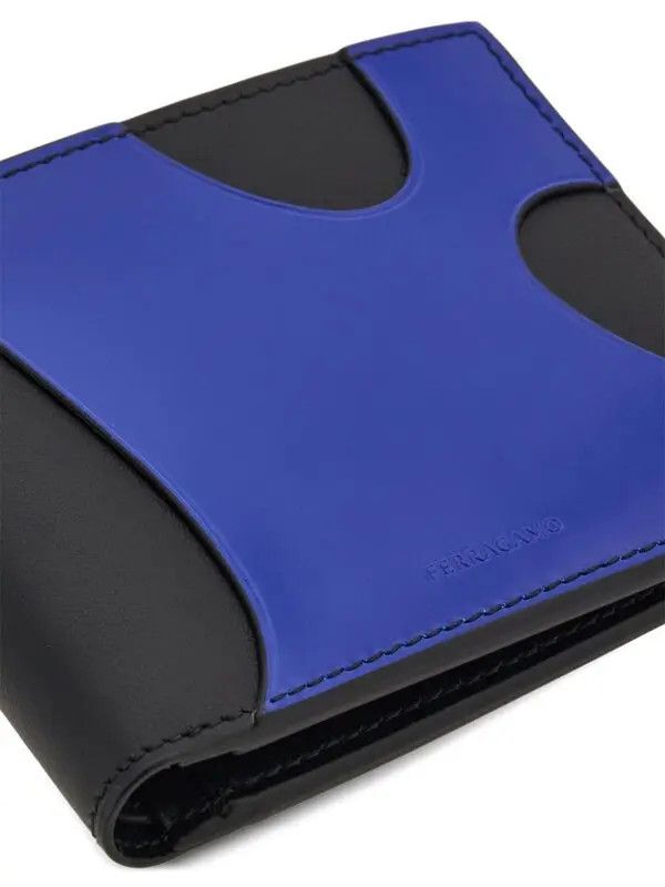 Salvatore Ferragamo o1s1rm0924 Size: OS / Wallet in Black/Blue Size ONE SIZE - 5 Thumbnail