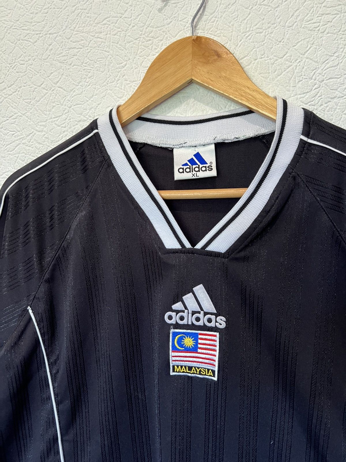 Adidas Vintage 90s Malaysia Adidas Soccer Jersey Football Shirt Size US XL / EU 56 / 4 - 2 Thumbnail