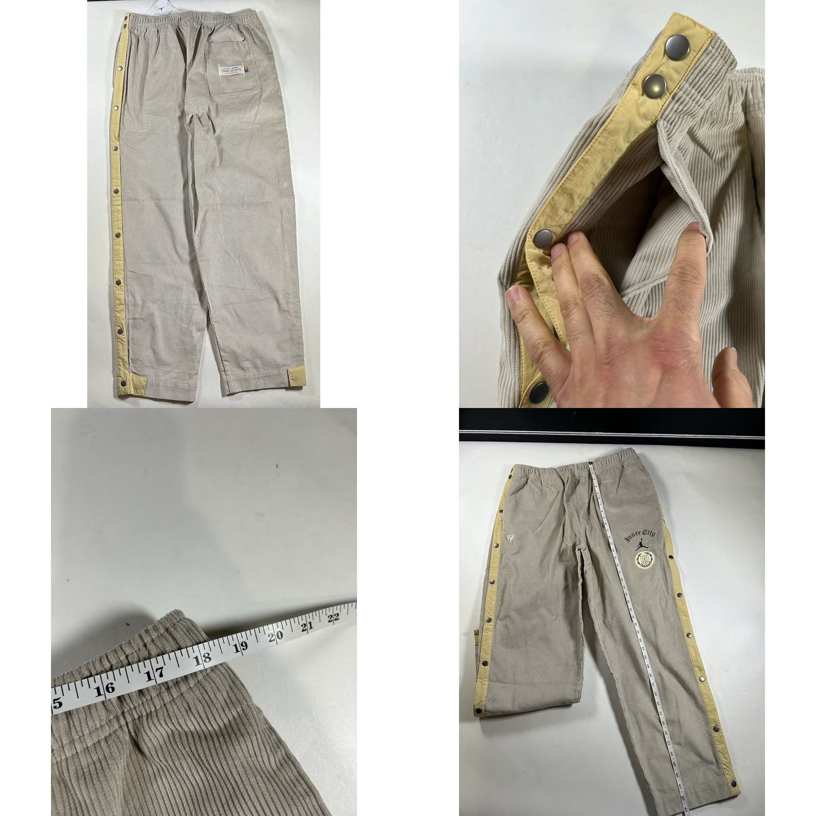 Jordan Brand Air Jordan Honor The Gift Inner City Russell Westbrook Cord Suit Set Jacket 2XL Beige Mens Size 48R - 11 Thumbnail