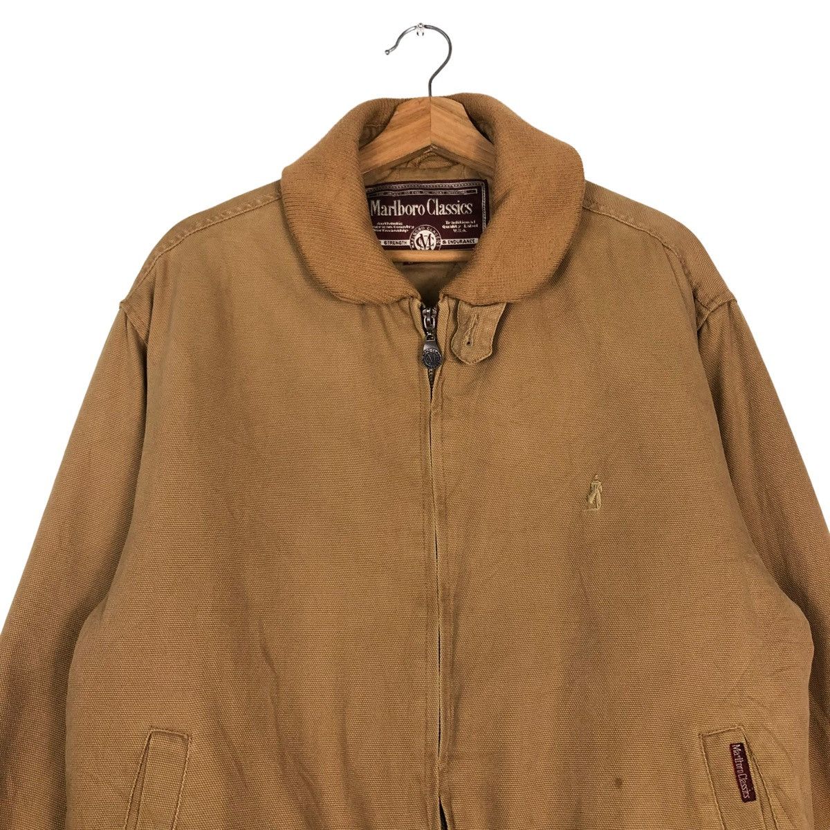 Marlboro 🔥VINTAGE CHORE BOMBER JACKET MARLBORO CLASSIC USA Size US XL / EU 56 / 4 - 3 Thumbnail