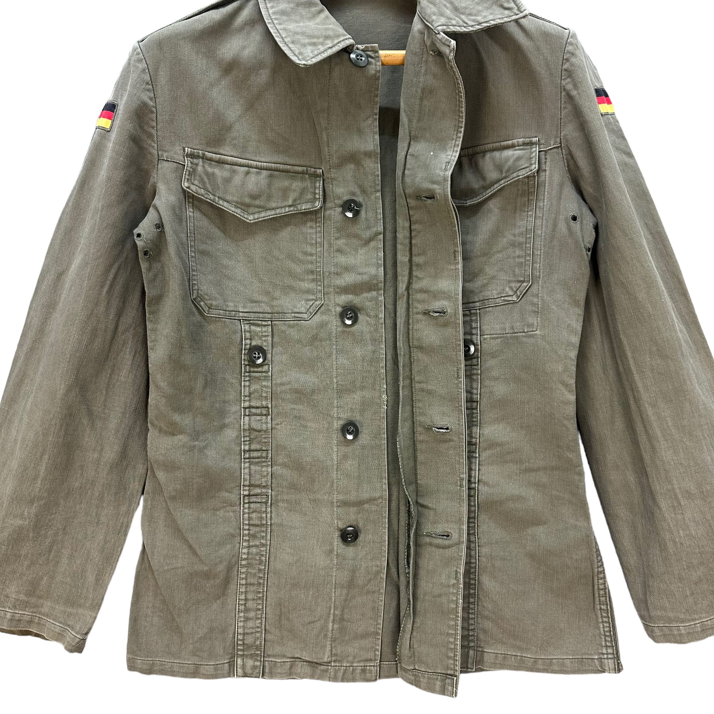 Vintage S. FEUCHTER RINGELAI GERMAN MILITARY JACKET #8755-025 Size US S / EU 44-46 / 1 - 6 Thumbnail