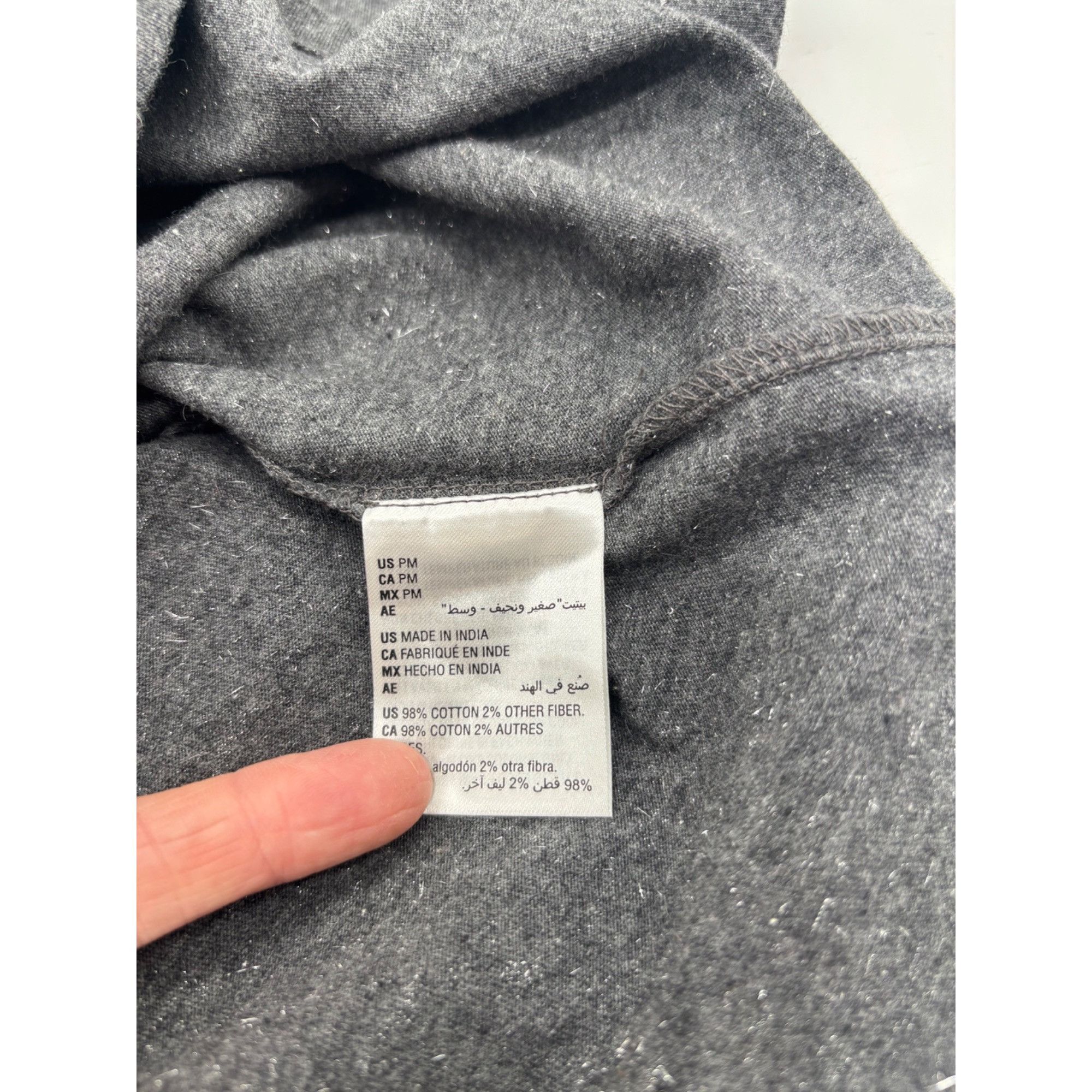 Style & Co Style & Co Petite Heathered Dolman Top, Charcoal Heather, PM Size ONE SIZE - 7 Thumbnail
