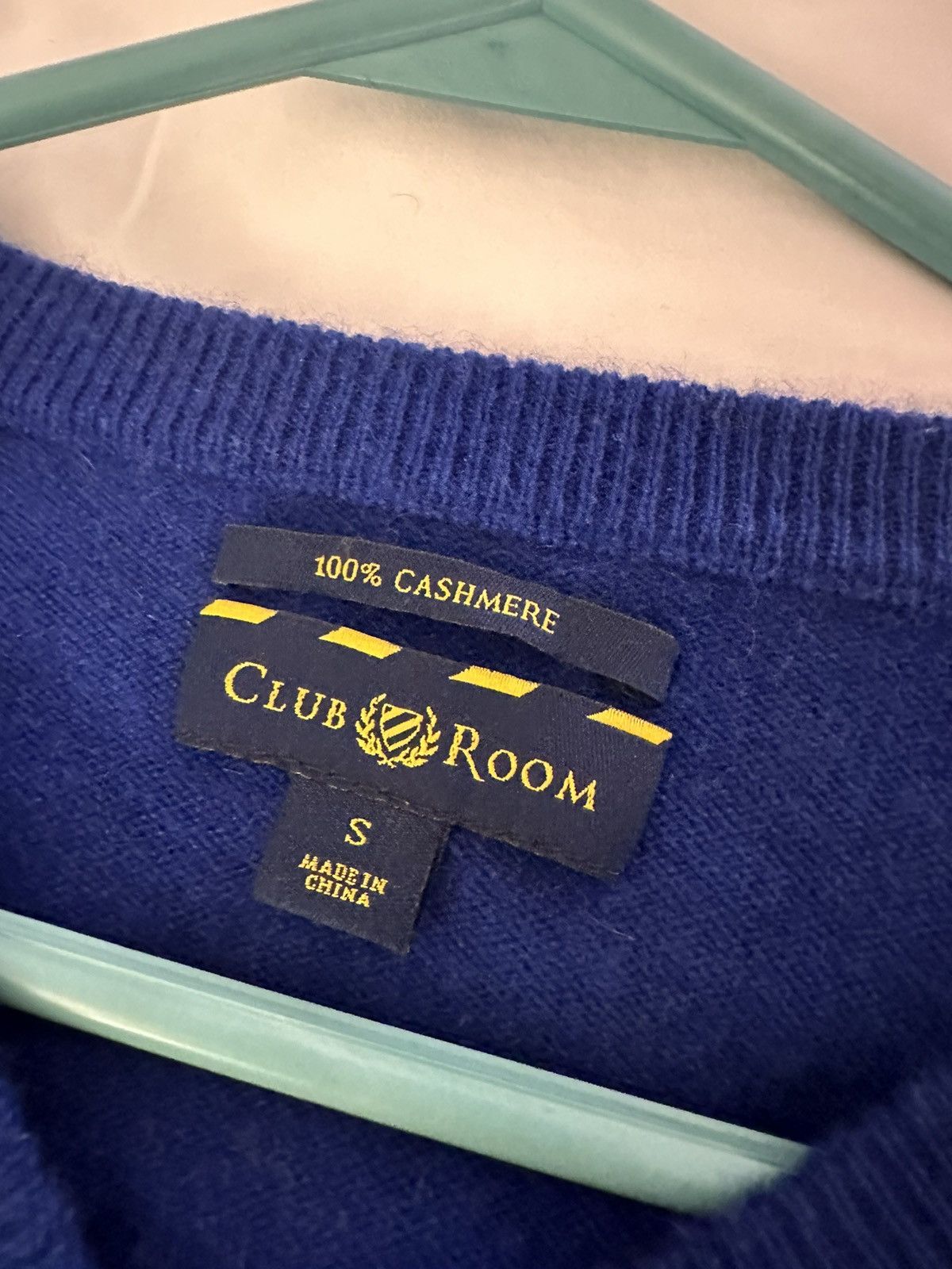Club Room Club Room 100% Cashmere Sweater Blue Size US S / EU 44-46 / 1 - 3 Thumbnail