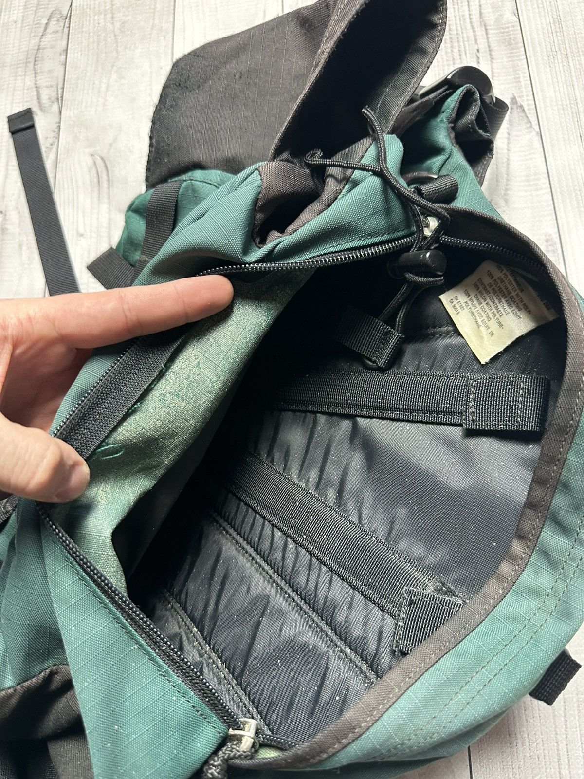 The North Face Vintage The north face bag green rare Size ONE SIZE - 8 Thumbnail