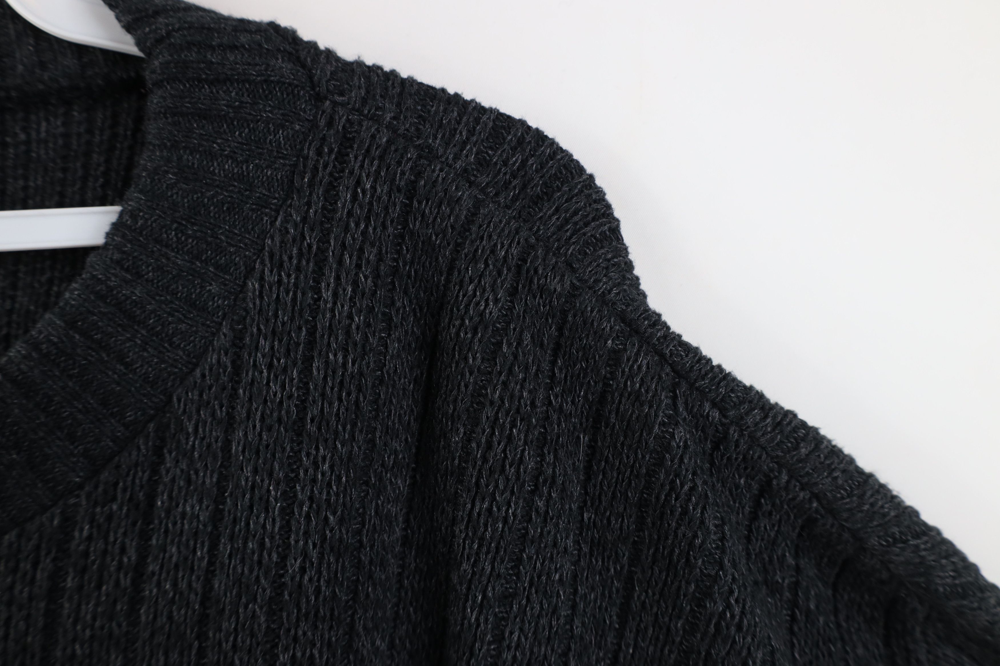 Vintage Vintage 90s Streetwear Ribbed Knit Crewneck Sweater USA Size US XL / EU 56 / 4 - 7 Thumbnail