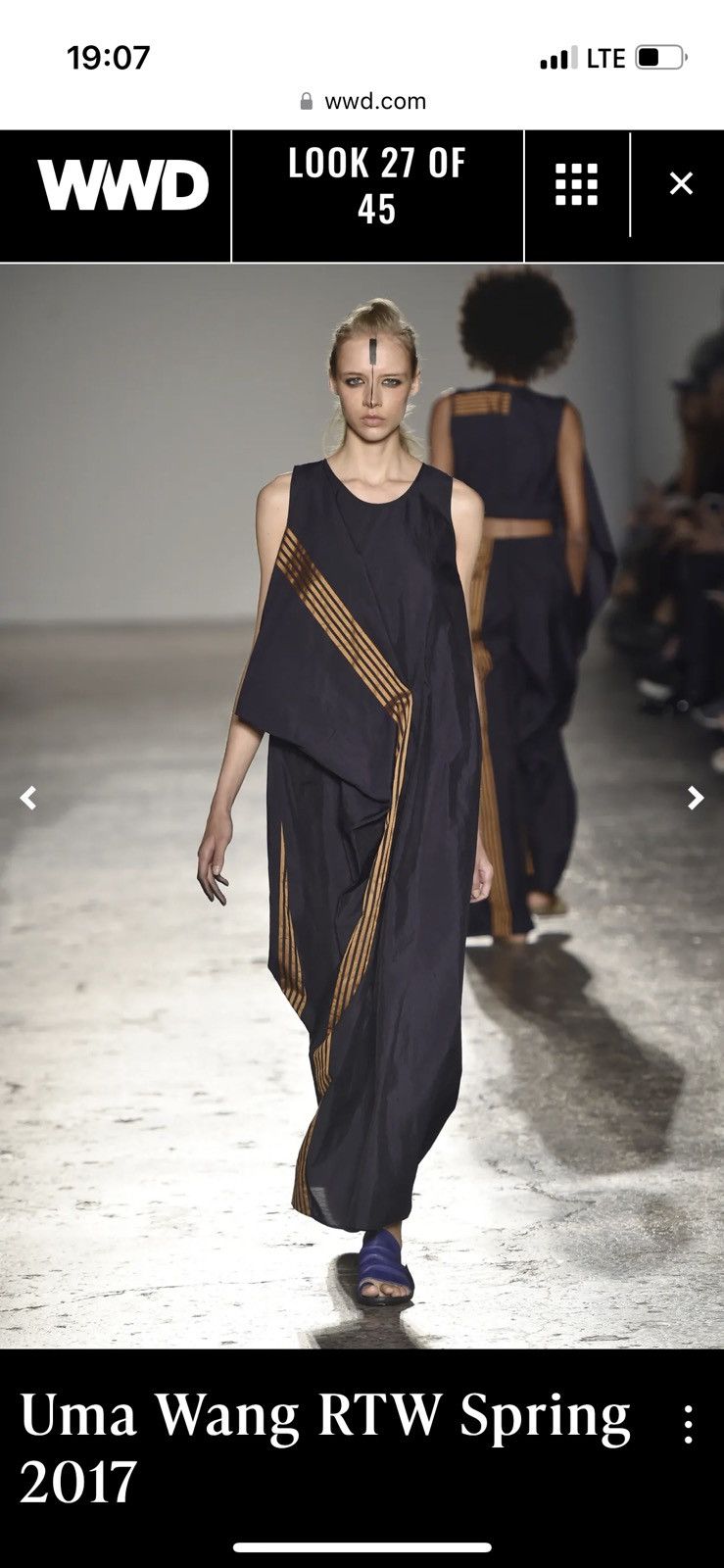 Uma Wang SS 2017 Akua Black Maxi Dress Size S / US 4 / IT 40 - 10 Thumbnail