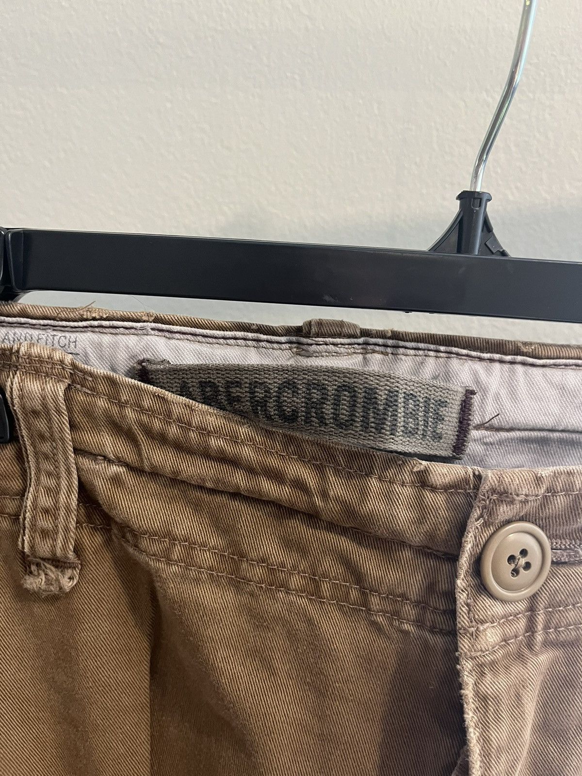 Abercrombie & Fitch Vintage Abercrombie tan cargo pants Size US 36 / EU 52 - 5 Thumbnail