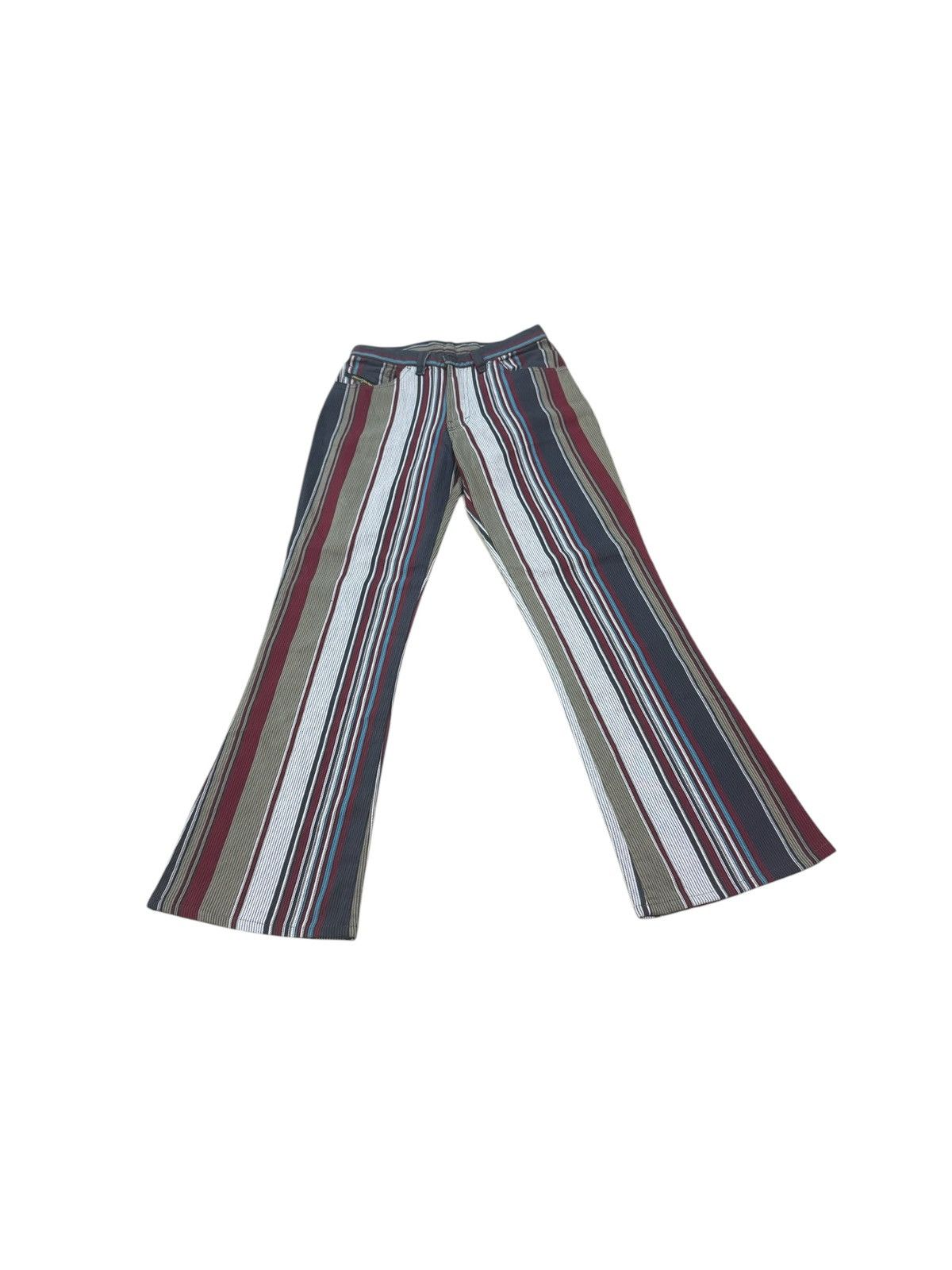 Diesel DIESEL STRIPE FLARE PANT Size 26" / US 2 / IT 38 - 3 Thumbnail
