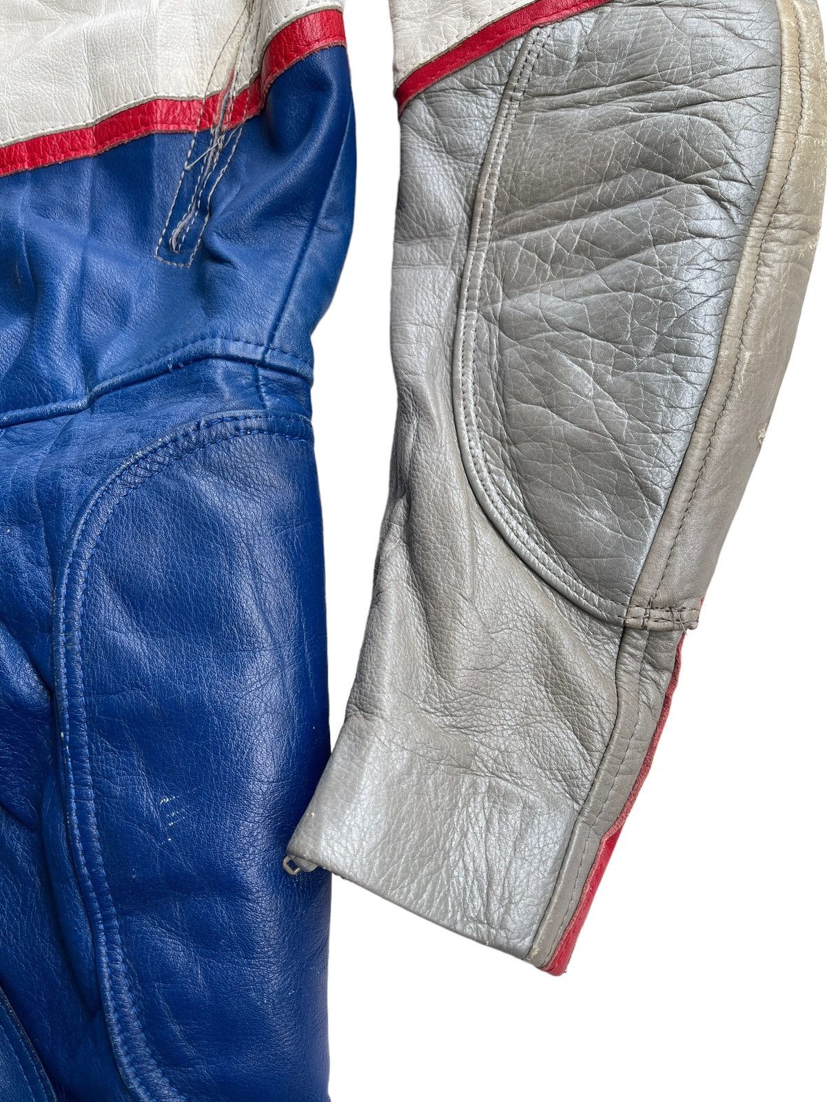 Japanese Brand Vintage 80s Kadoya Leather Racing Suit Size US 28 / EU 44 - 19 Thumbnail