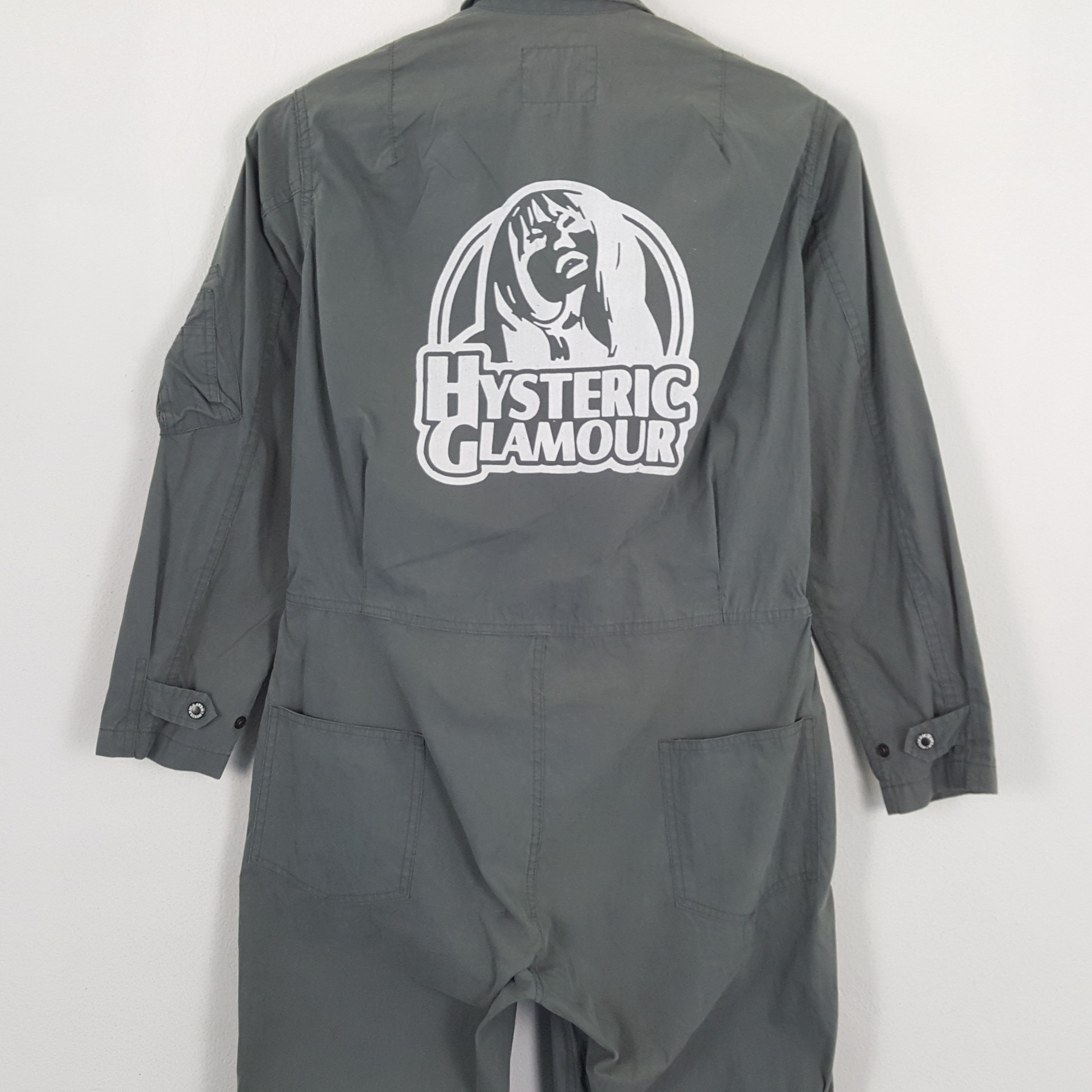 Hysteric Glamour × Japanese Brand × Vintage HYSTERIC GLAMOUR Workwear Style Custom Art Coverall Jacket Size US M / EU 48-50 / 2 - 2 Thumbnail