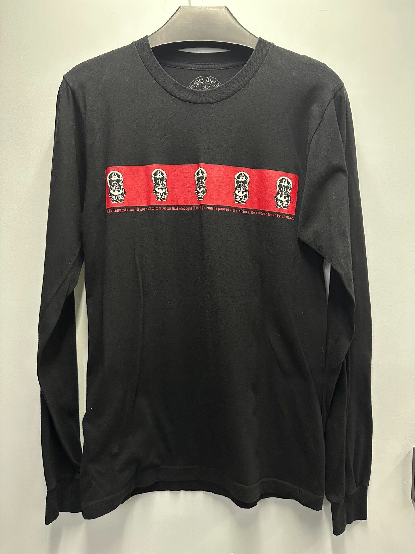 Chrome Hearts Chrome Hearts Long Sleeve Black Shirt Size US S / EU 44-46 / 1 - 1 Thumbnail
