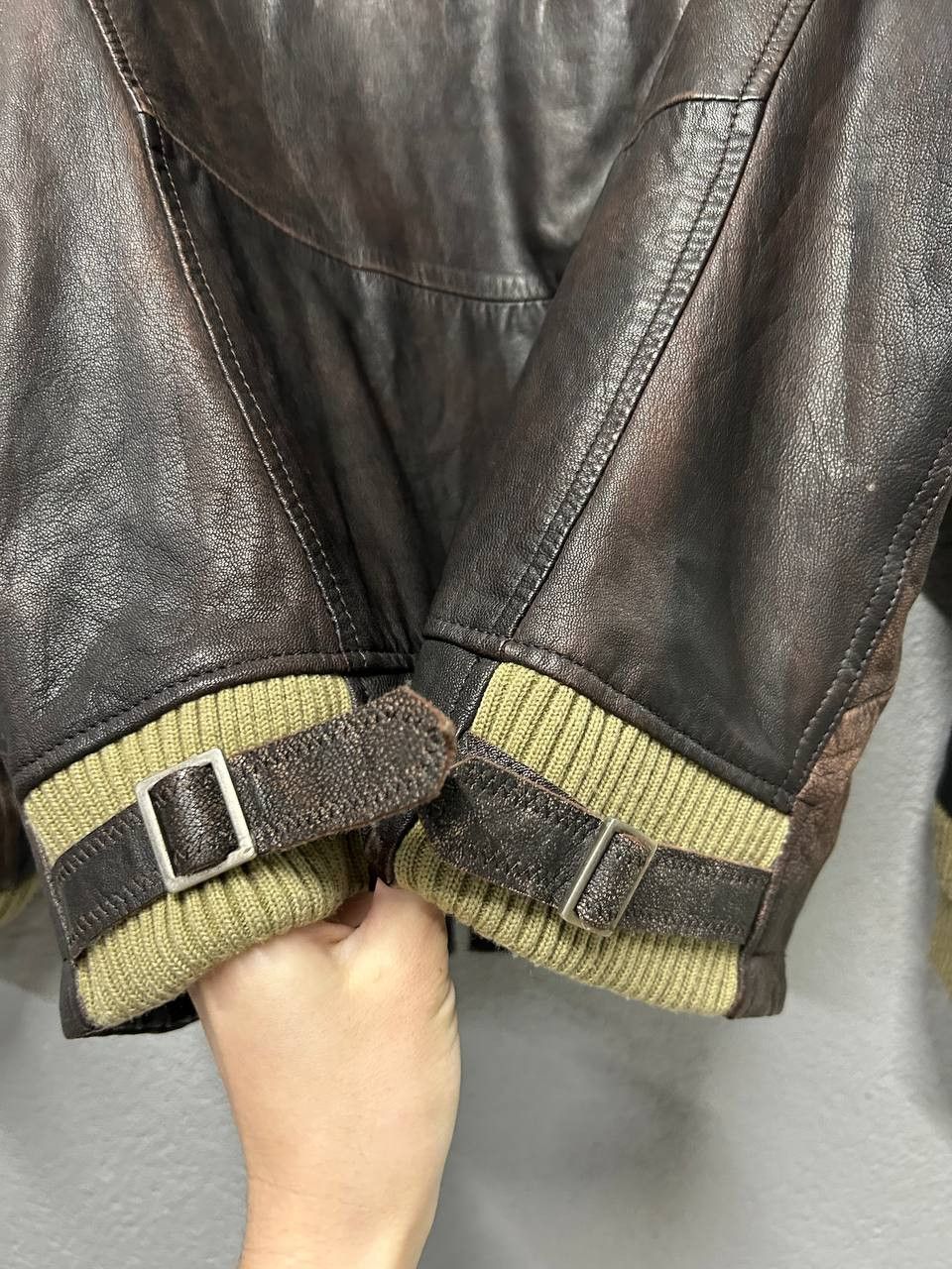 Replay Vintage Replay Hell Drivers Club mens leather jacket M Size US M / EU 48-50 / 2 - 11 Thumbnail