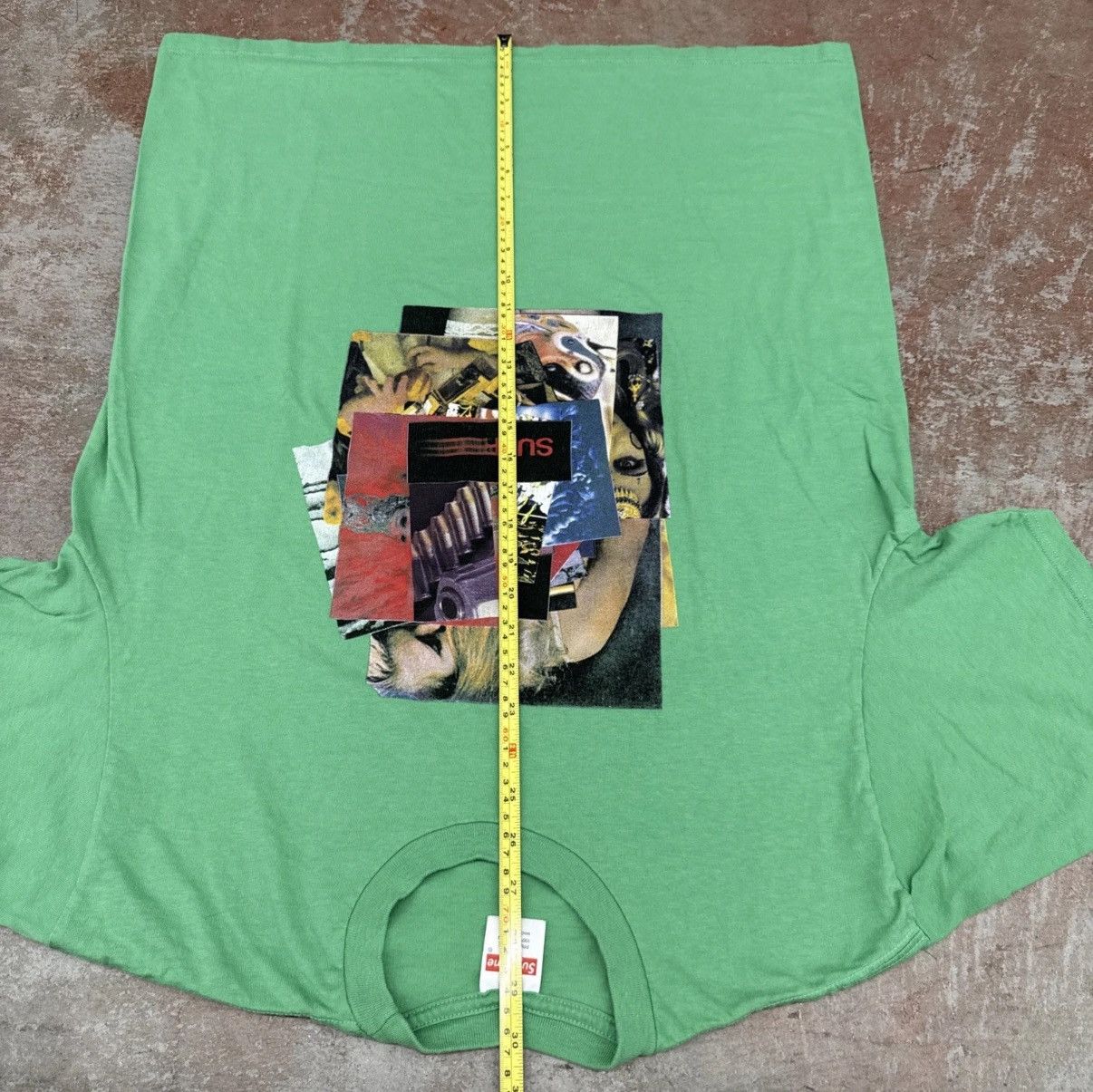 Supreme Supreme Stack Graphic Tee Shirt Green FW21 Men’s Size Large Size US L / EU 52-54 / 3 - 4 Thumbnail